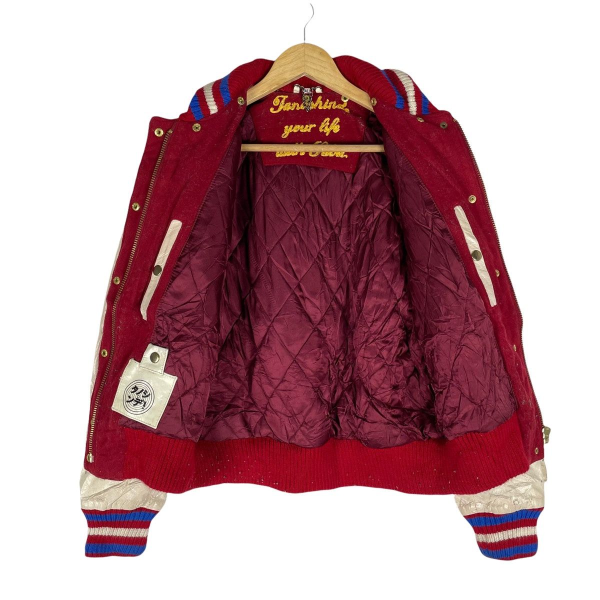Other 🌟VARSITY Letter S Leather Jacket Size US M / EU 48-50 / 2 - 9 Thumbnail