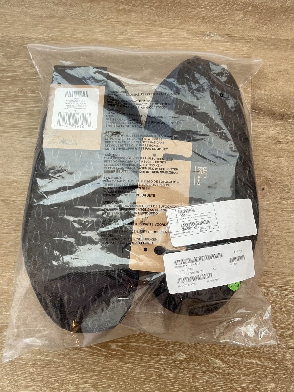 The North Face The North Face NSE III Tent Mule Shiny Slipper Dark Teal XL Size US 12.5 / EU 45-46 - 9 Thumbnail