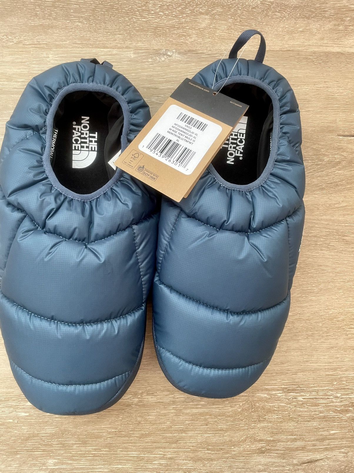 The North Face The North Face NSE III Tent Mule Shiny Slipper Dark Teal XL Size US 12.5 / EU 45-46 - 4 Thumbnail