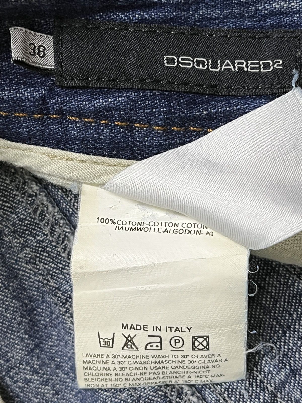 Dsquared2 DSQUARED2 Streetwear Denim Designer Made In Italy Size US 28 / EU 44 - 8 Thumbnail