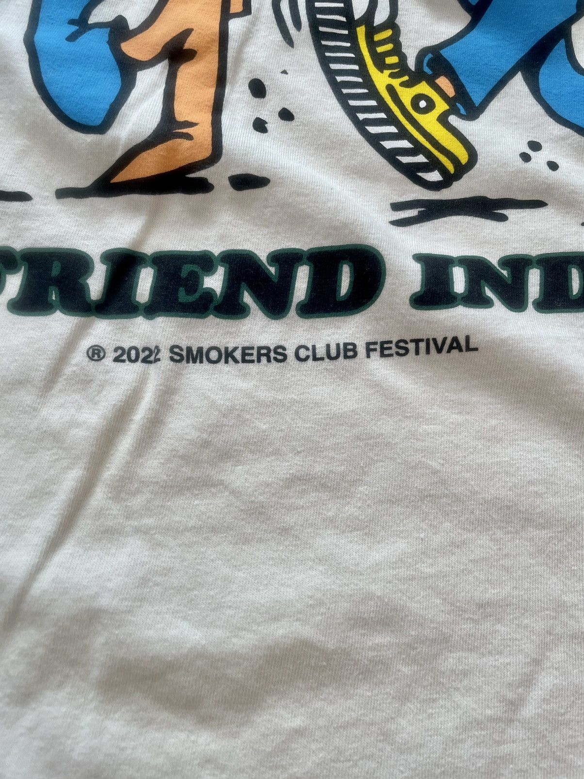 Band Tees A FRIEND WITH WEED 2022 Smokers Club Festival Big Joint Tee Size US XXL / EU 58 / 5 - 5 Thumbnail