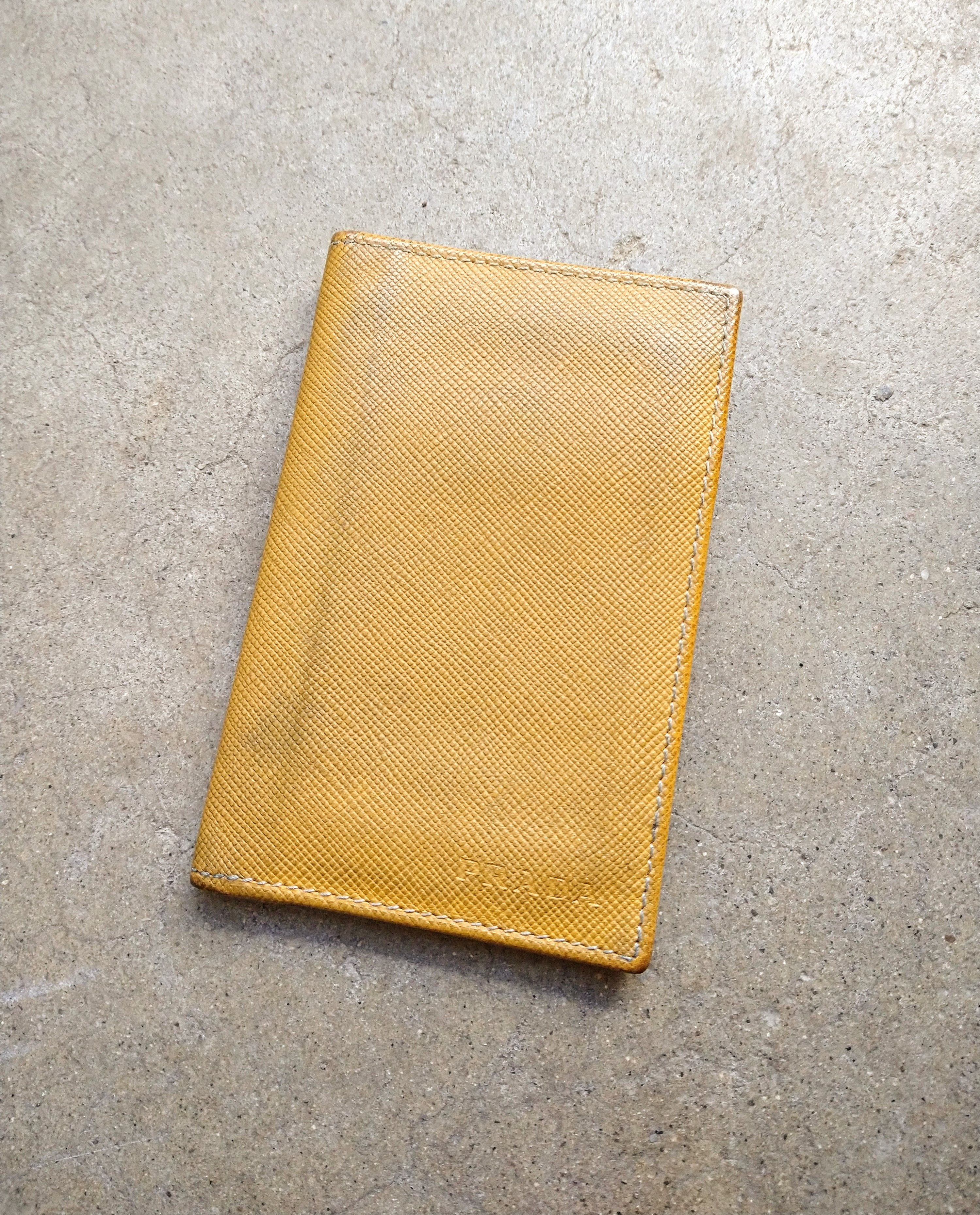 image of Prada Bifold Wallet Brown Saffiano Leather Italy, Men's