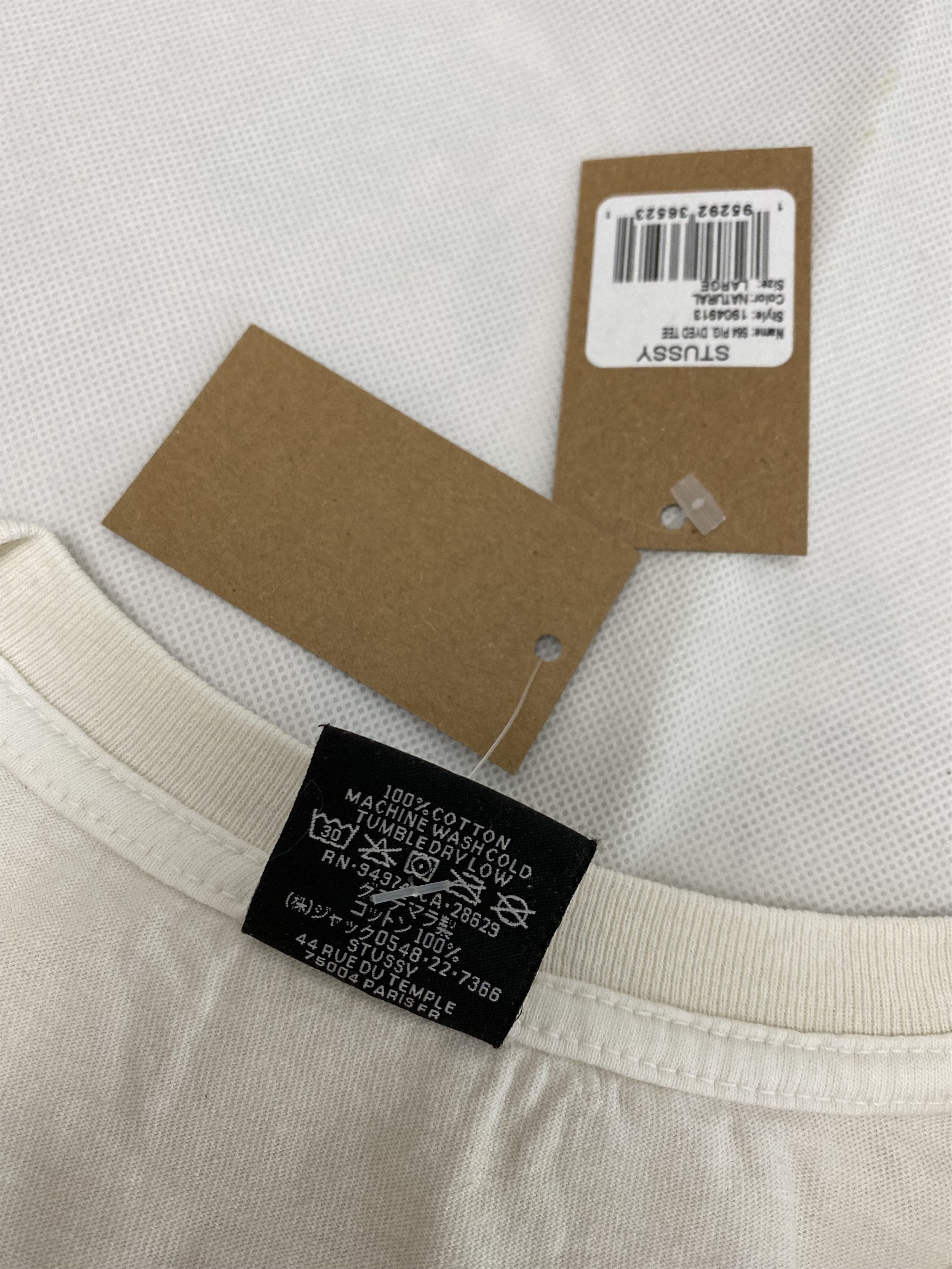 Stussy Stussy S64 Pigment Dyed T-shirt Natural Large Size US L / EU 52-54 / 3 - 7 Thumbnail