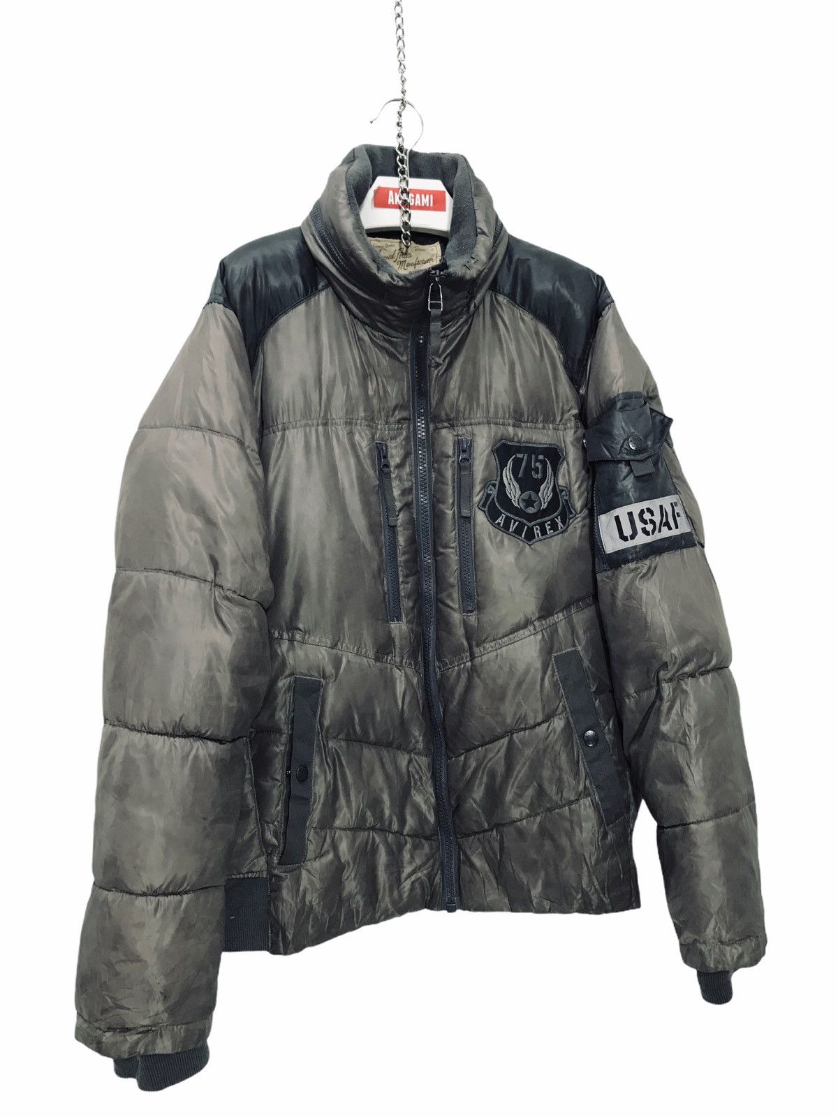 Avirex 🛩Avirex US Air Force Padding Jacket Embroydery 2🟩1 Size US L / EU 52-54 / 3 - 3 Thumbnail