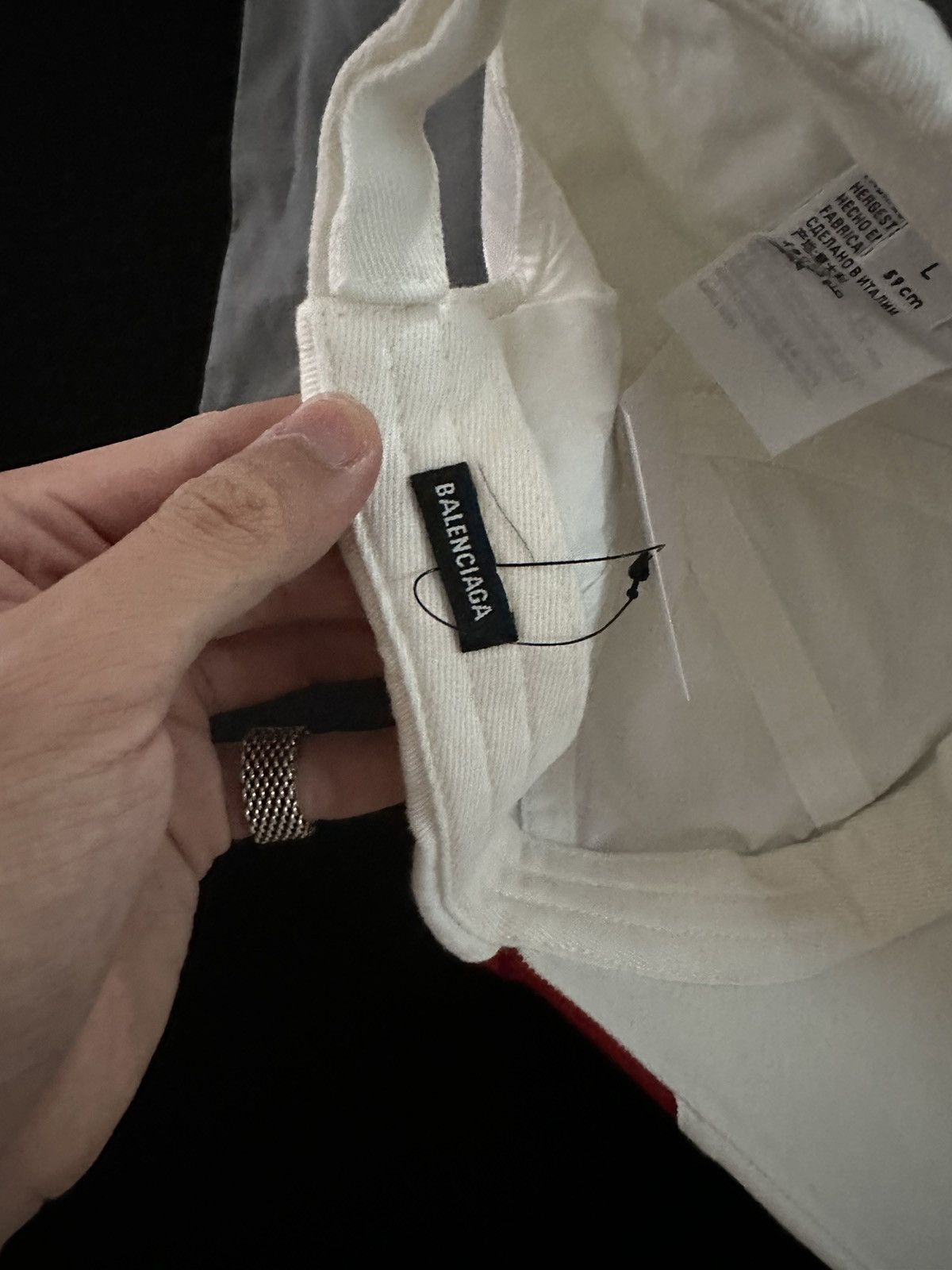 Balenciaga Balenciaga Tracksuit Cap White Size ONE SIZE - 9 Thumbnail