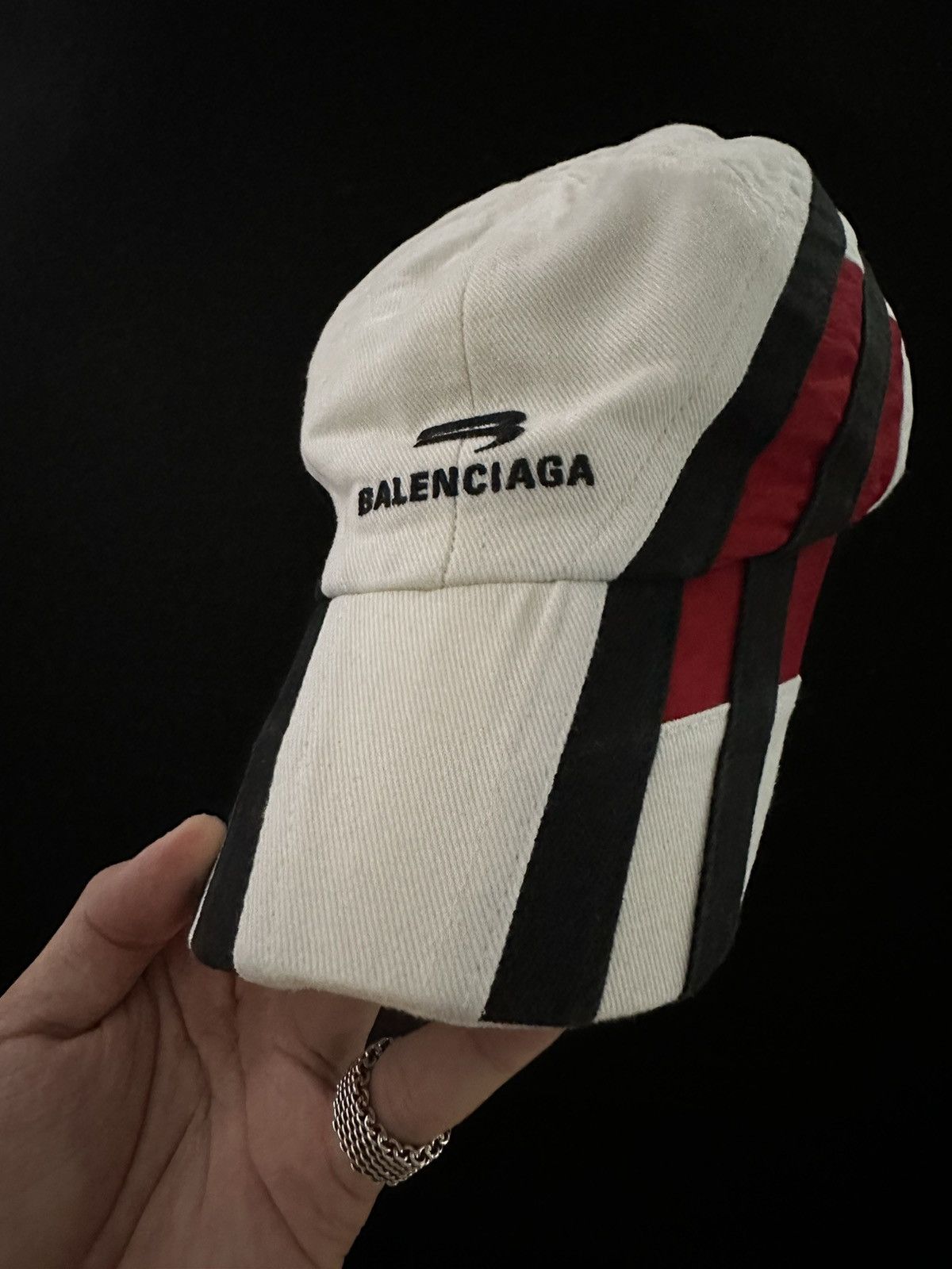Balenciaga Balenciaga Tracksuit Cap White Size ONE SIZE - 3 Thumbnail