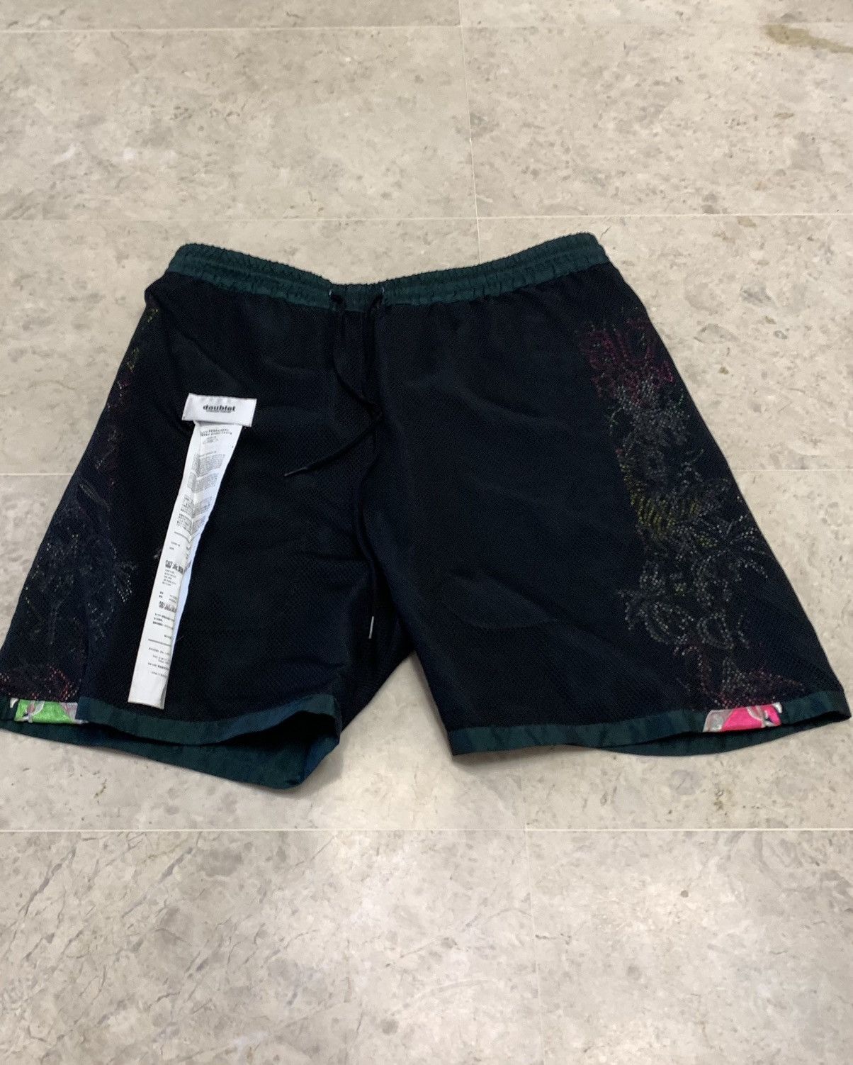 Doublet Doublet Chaos embroidery iridescent poly shorts Size US 34 / EU 50 - 6 Thumbnail