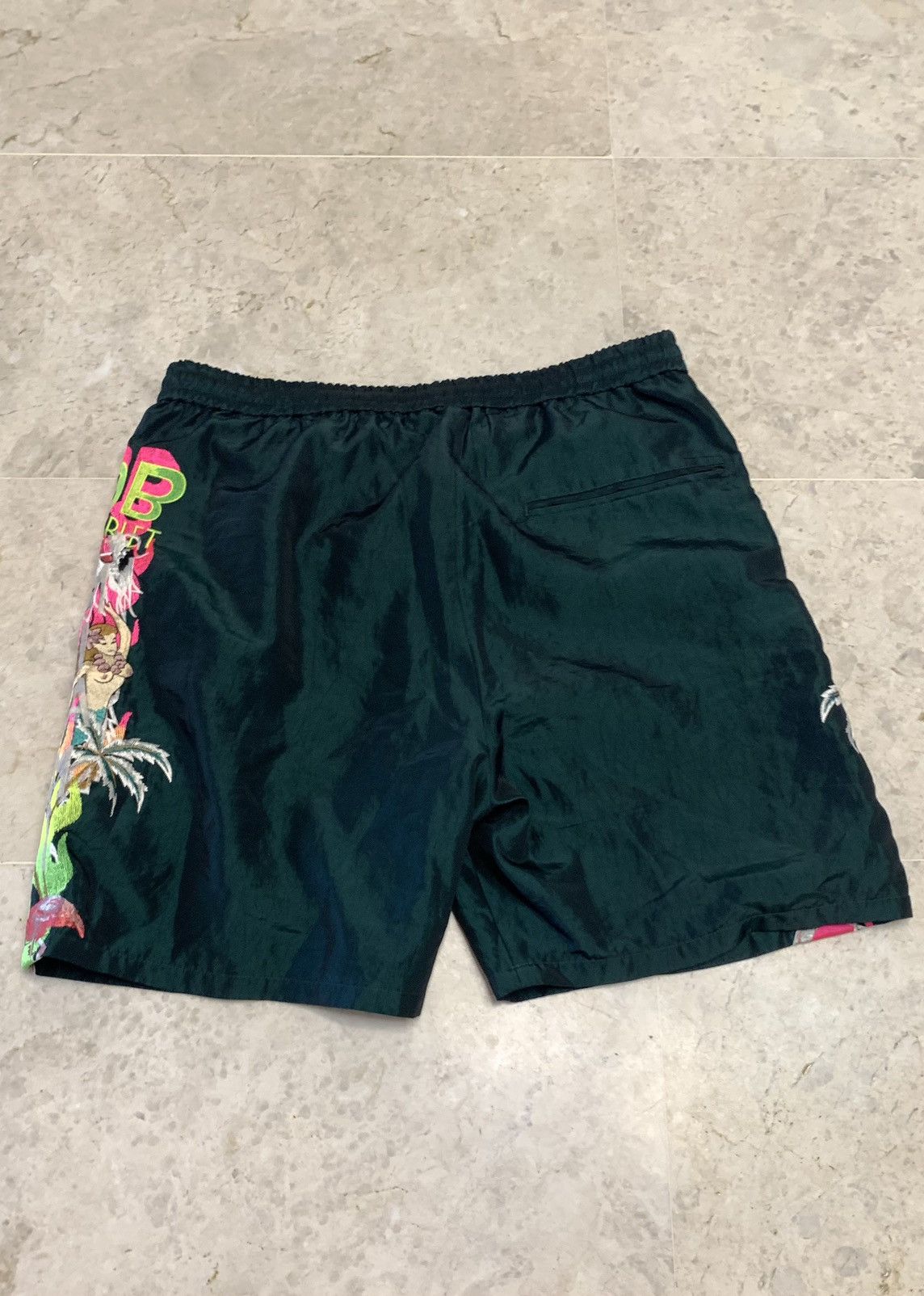 Doublet Doublet Chaos embroidery iridescent poly shorts Size US 34 / EU 50 - 3 Thumbnail