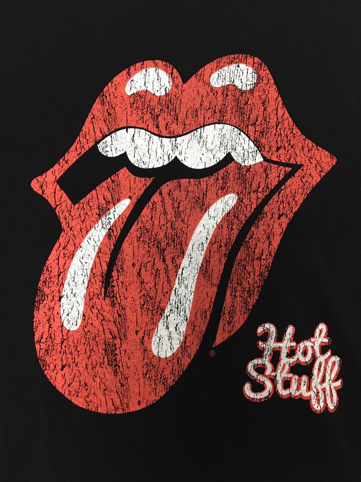 The Rolling Stones The Rolling Stones 2012 Hot Stuff Tee Black Medium Size US M / EU 48-50 / 2 - 2 Thumbnail
