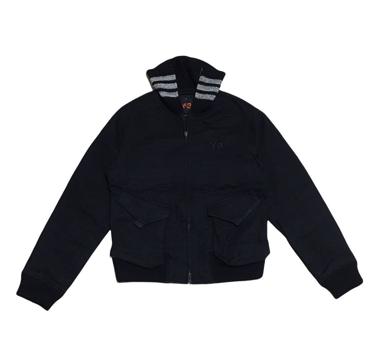 image of Y 3 x Yohji Yamamoto Adidas Y-3 Yohji Yamamoto Bomber Jacket in Black, Men's (Size Small)