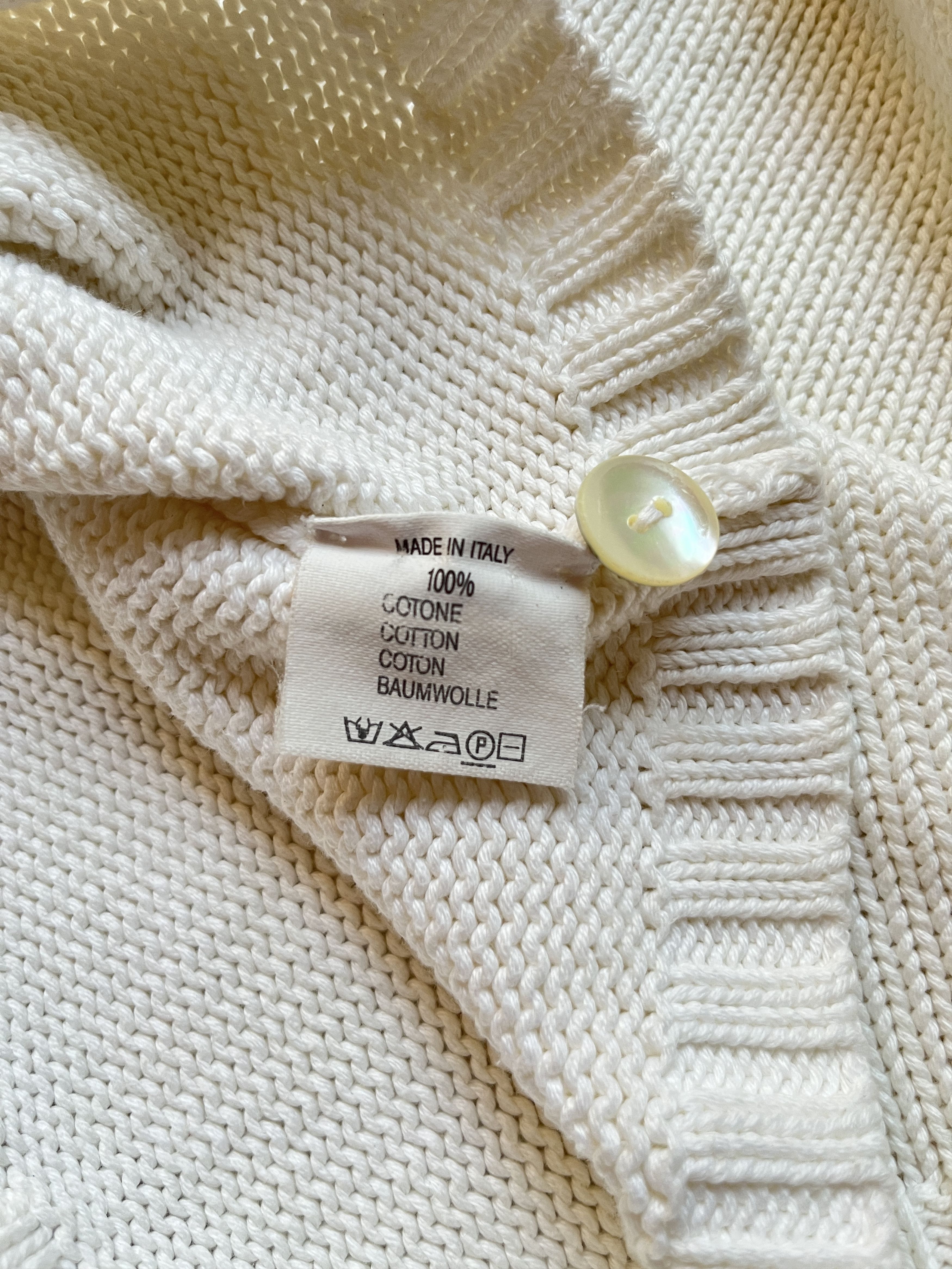 Maison Margiela ⚡️QUICK SALE⚡️1990's Margiela by Miss Deanna White Cardigan Size US S / EU 44-46 / 1 - 4 Thumbnail
