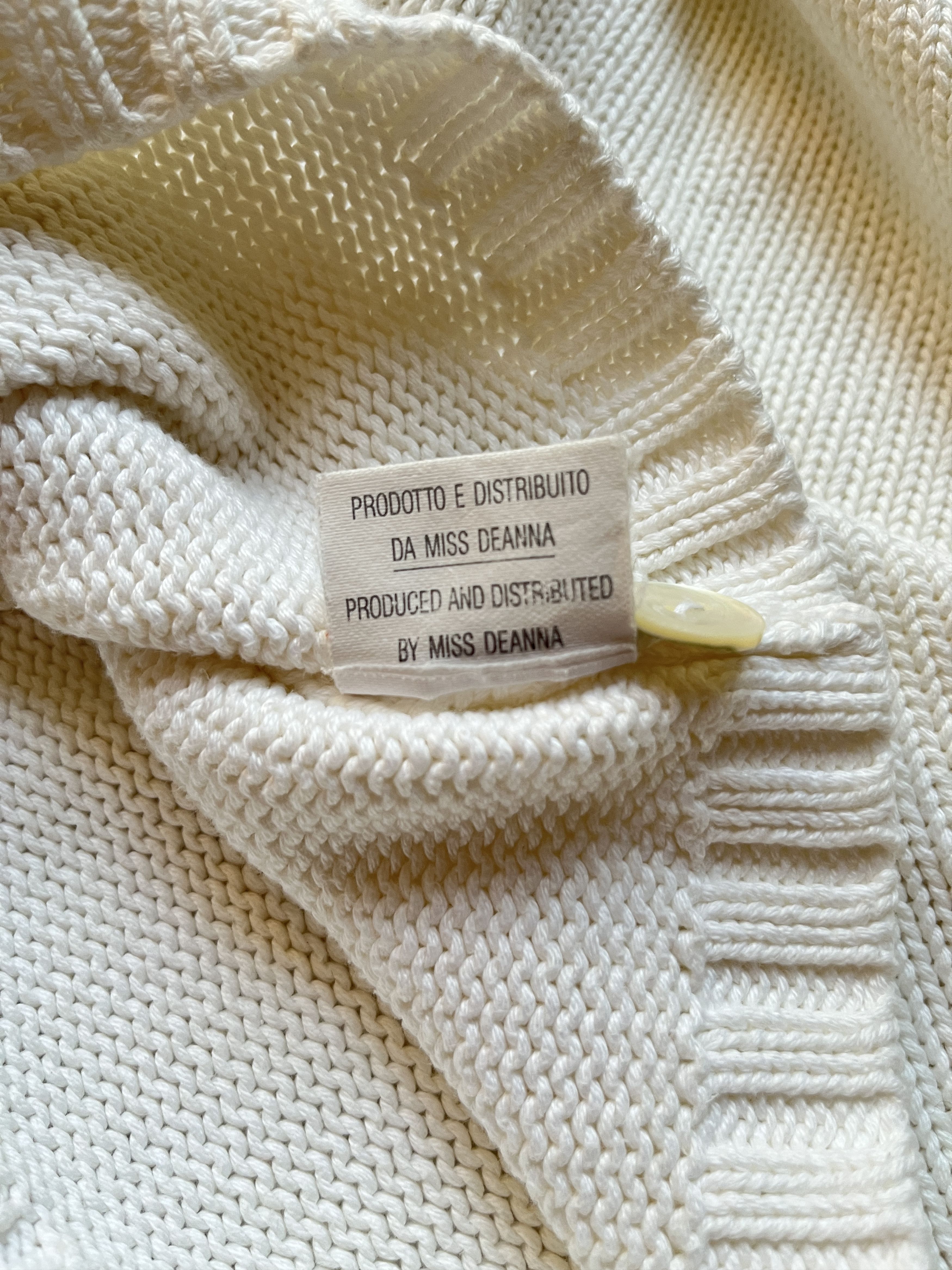 Maison Margiela ⚡️QUICK SALE⚡️1990's Margiela by Miss Deanna White Cardigan Size US S / EU 44-46 / 1 - 5 Thumbnail