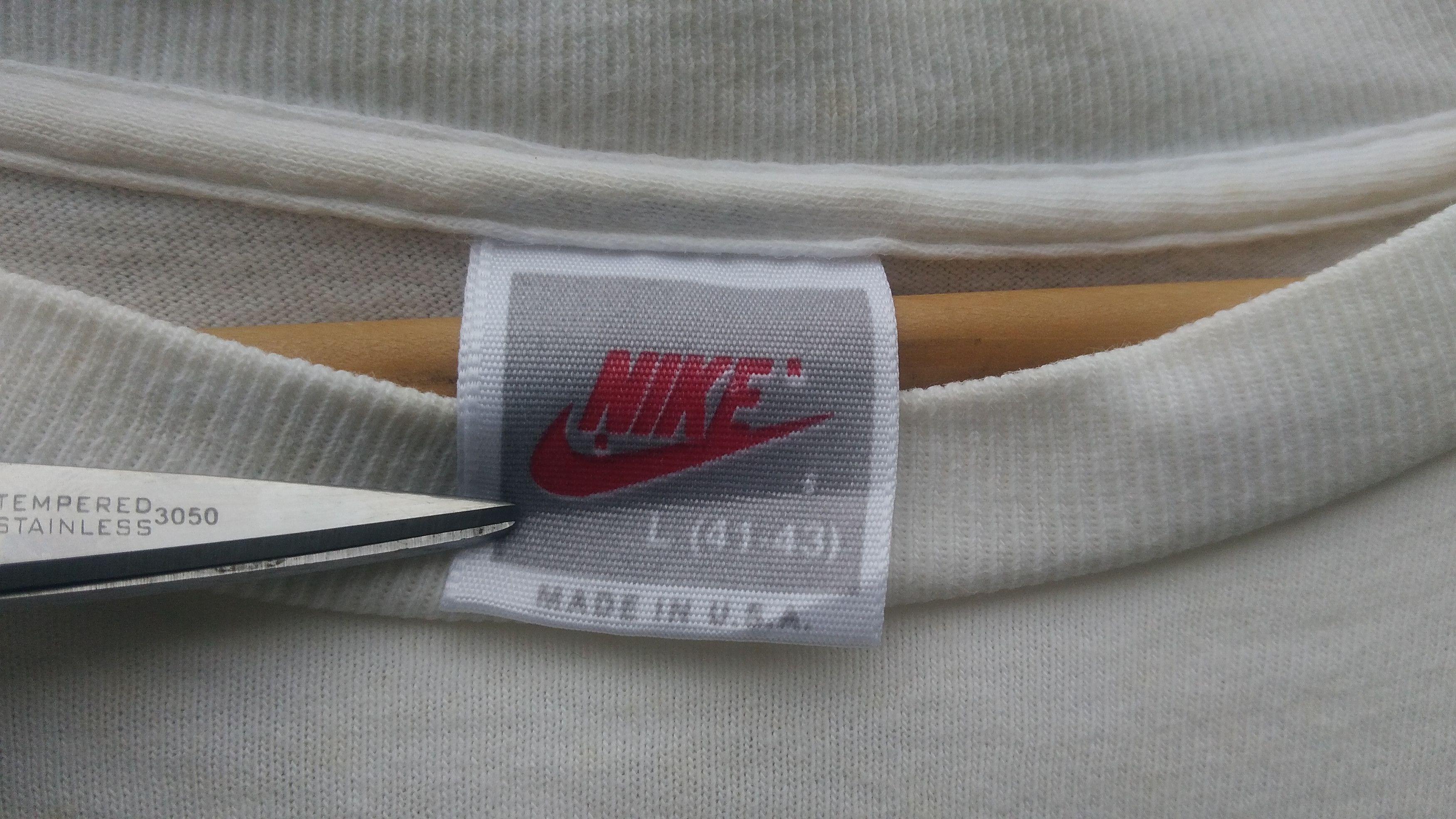 NBA × Nike × Vintage ⚡️Steals⚡️ Vintage 90s NIKE AIR JORDAN Spell Out Size US L / EU 52-54 / 3 - 2 Thumbnail