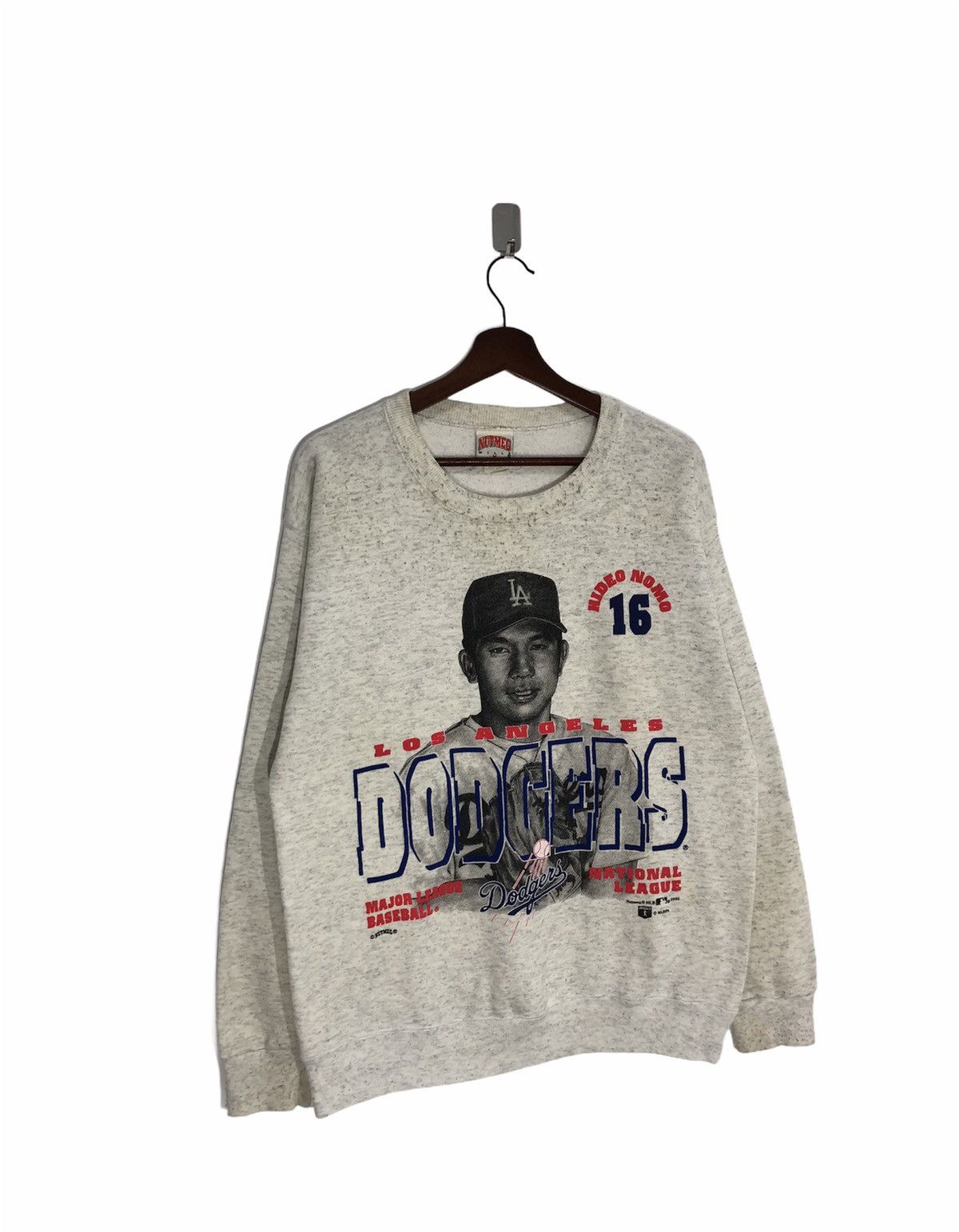 MLB LA Dodges 95’s Baseball Vintage Sweatshirt Size US M / EU 48-50 / 2 - 2 Thumbnail