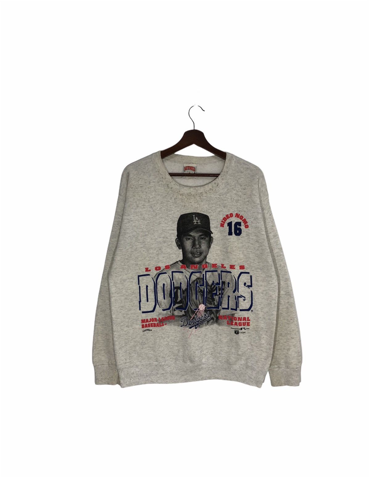 MLB LA Dodges 95’s Baseball Vintage Sweatshirt Size US M / EU 48-50 / 2 - 1 Thumbnail