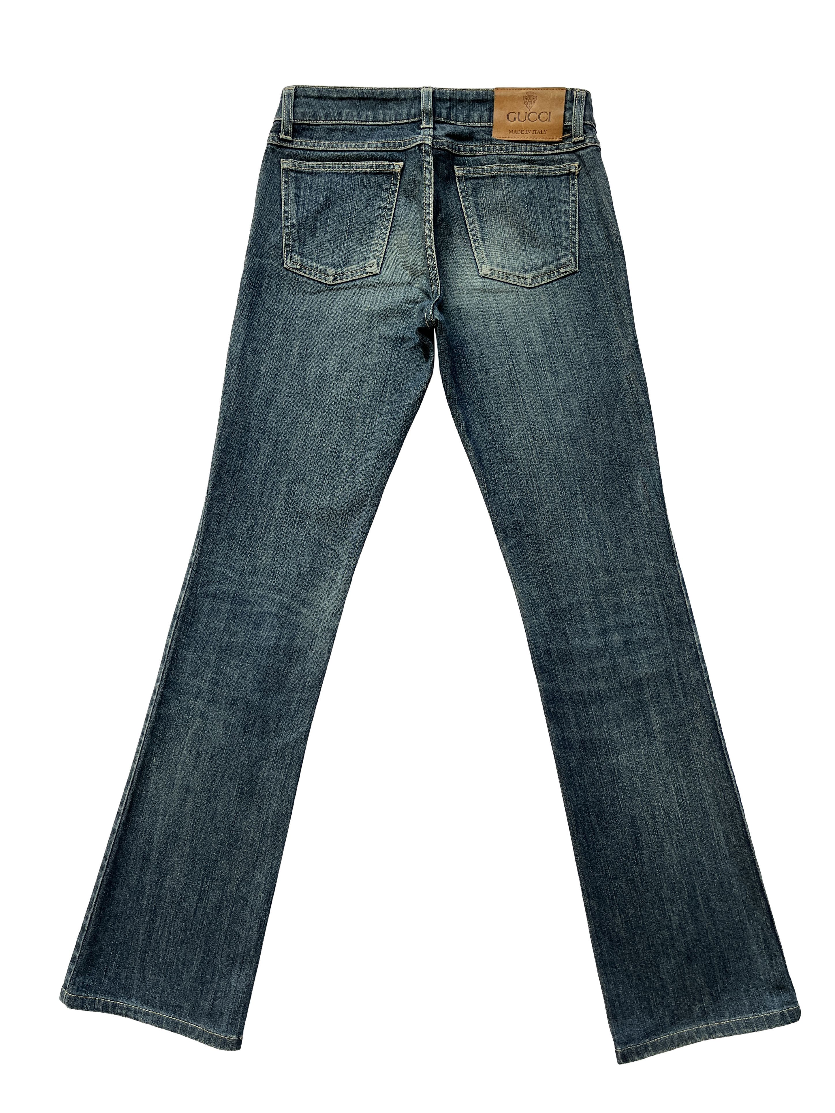 Gucci ⚡️QUICK SALE⚡️2006 Gucci Blue Denim Jeans Size 28" / US 6 / IT 42 - 2 Thumbnail