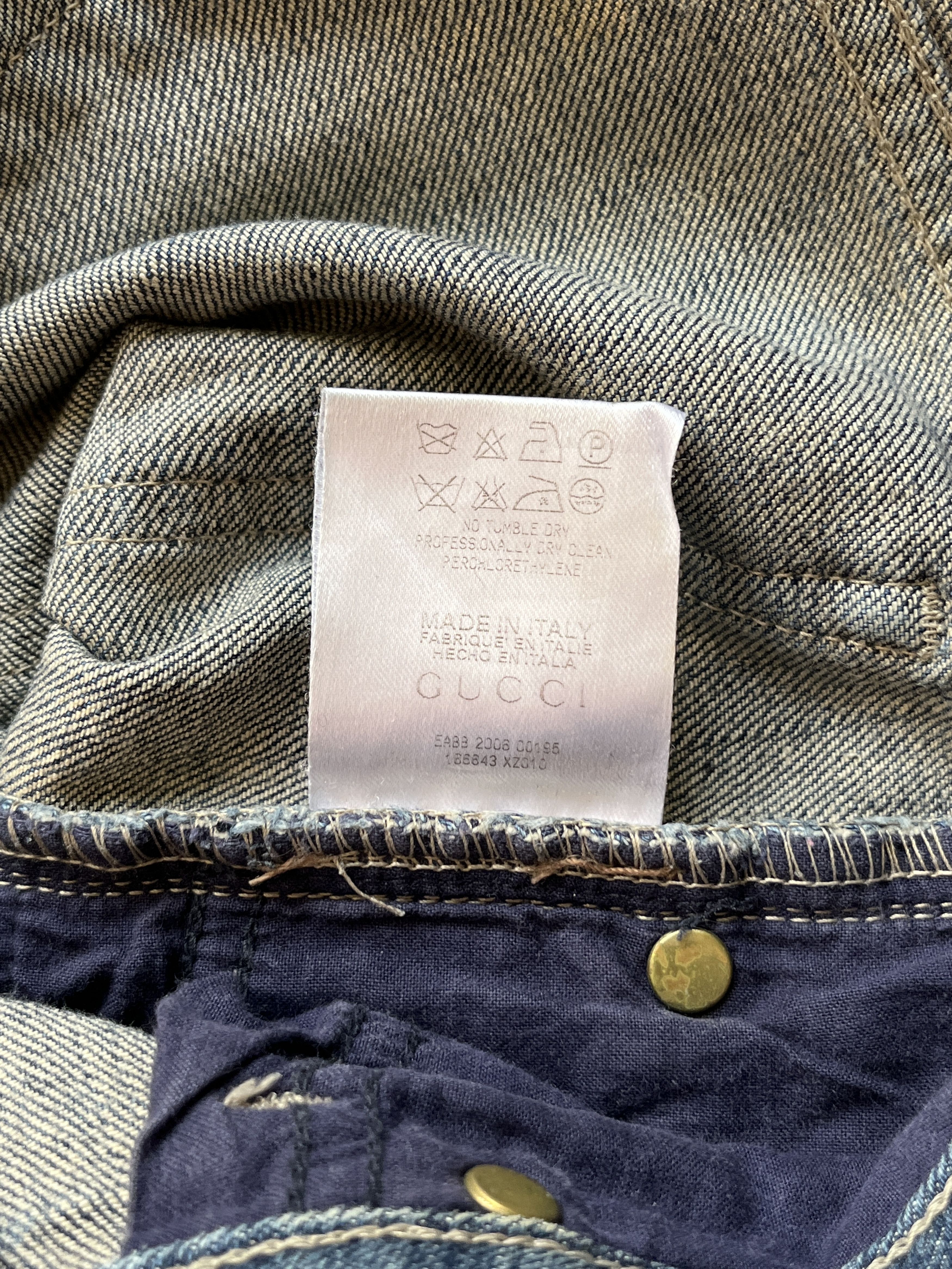 Gucci ⚡️QUICK SALE⚡️2006 Gucci Blue Denim Jeans Size 28" / US 6 / IT 42 - 5 Thumbnail