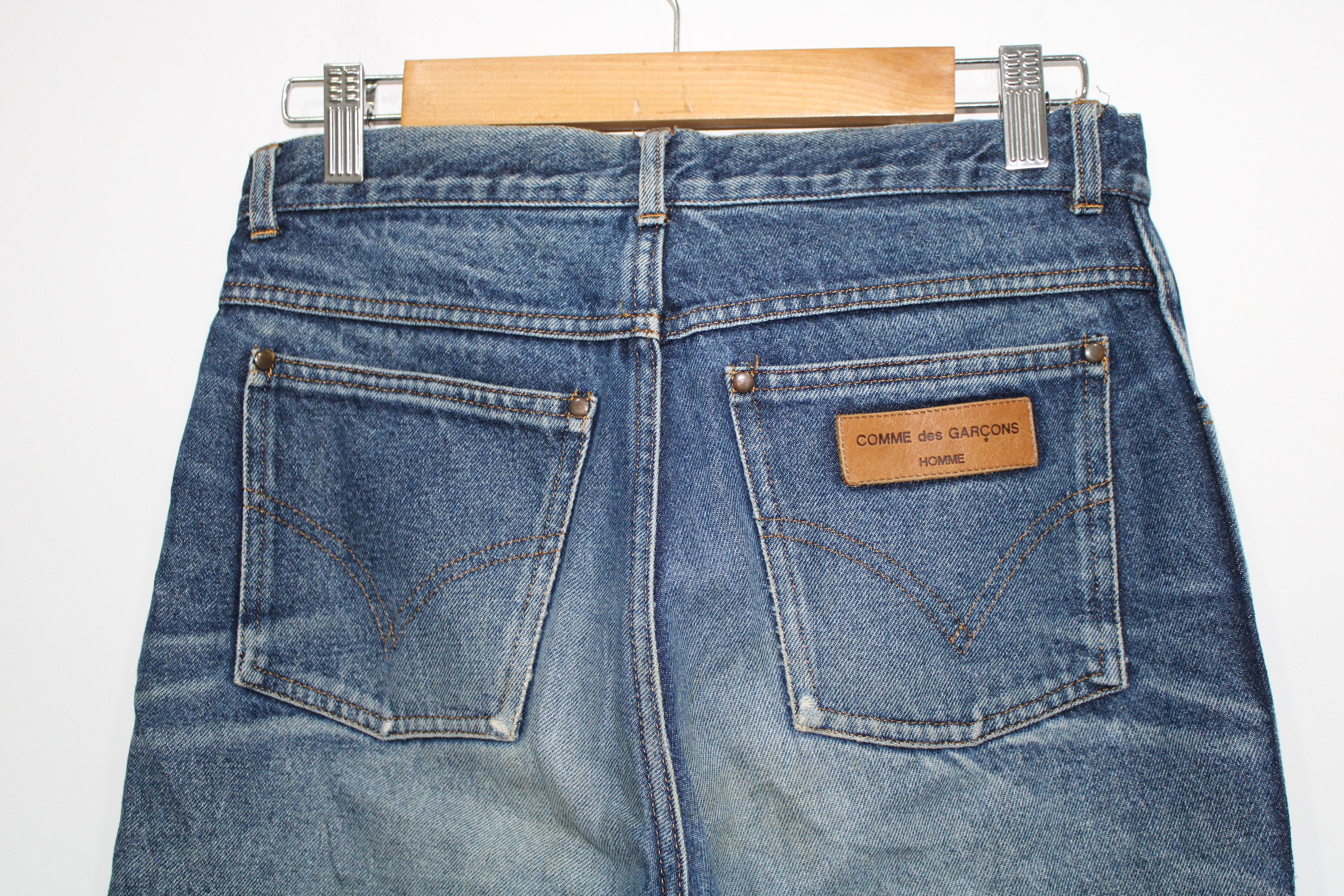Comme des Garcons Homme Distressed 90s Comme Des Garcons Homme Jeans Size US 28 / EU 44 - 8 Thumbnail