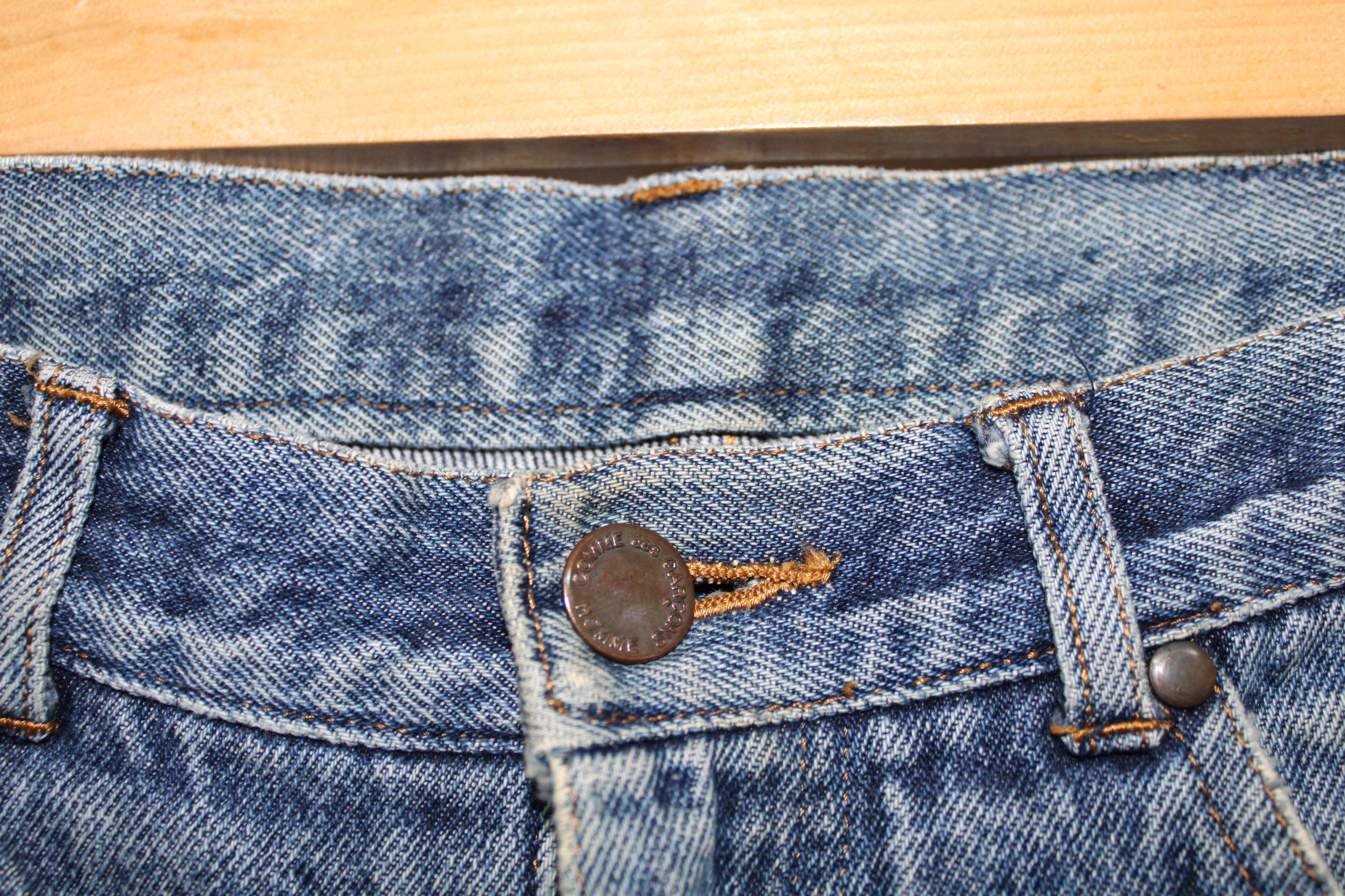 Comme des Garcons Homme Distressed 90s Comme Des Garcons Homme Jeans Size US 28 / EU 44 - 3 Thumbnail