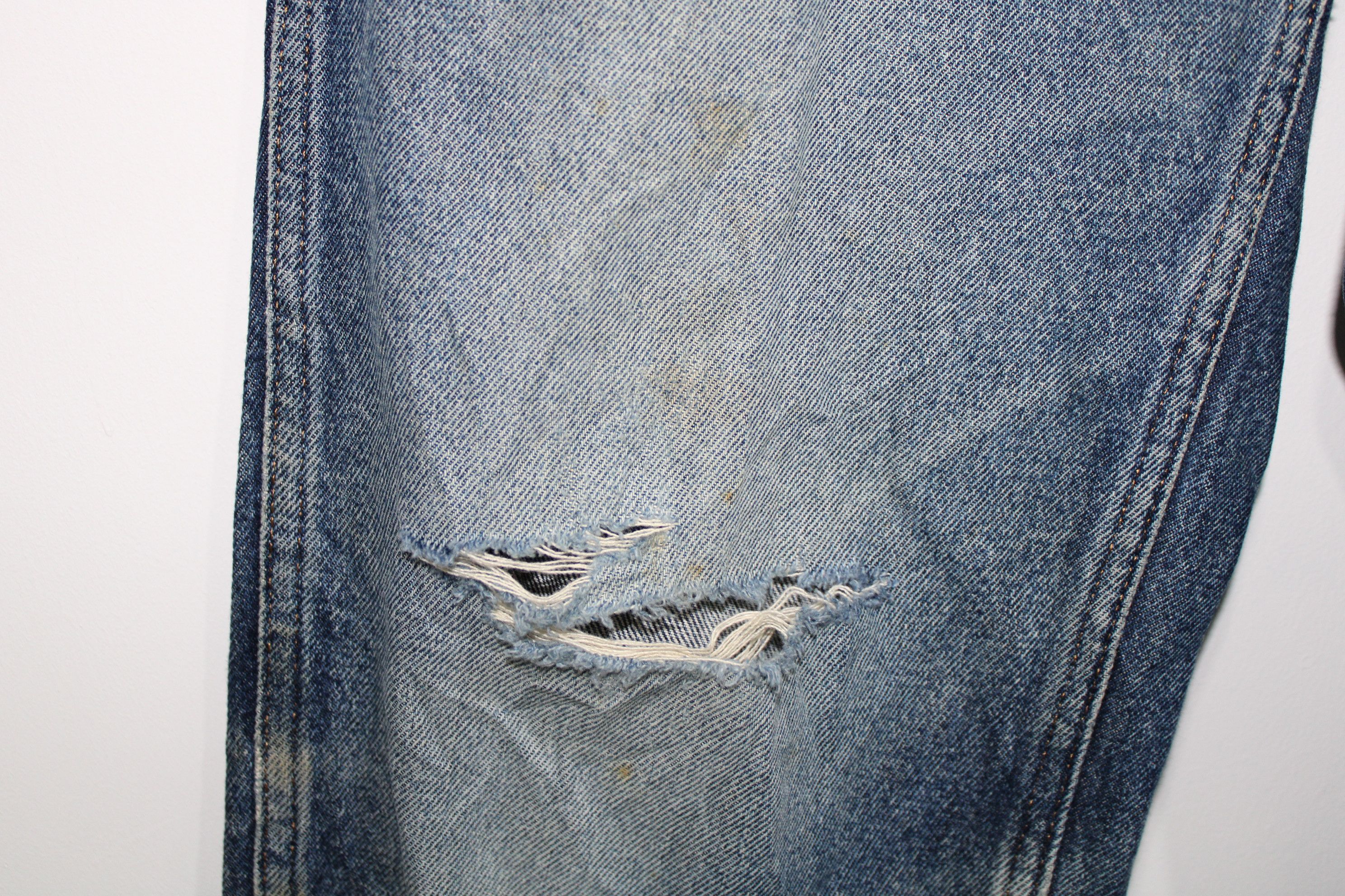 Comme des Garcons Homme Distressed 90s Comme Des Garcons Homme Jeans Size US 28 / EU 44 - 5 Thumbnail