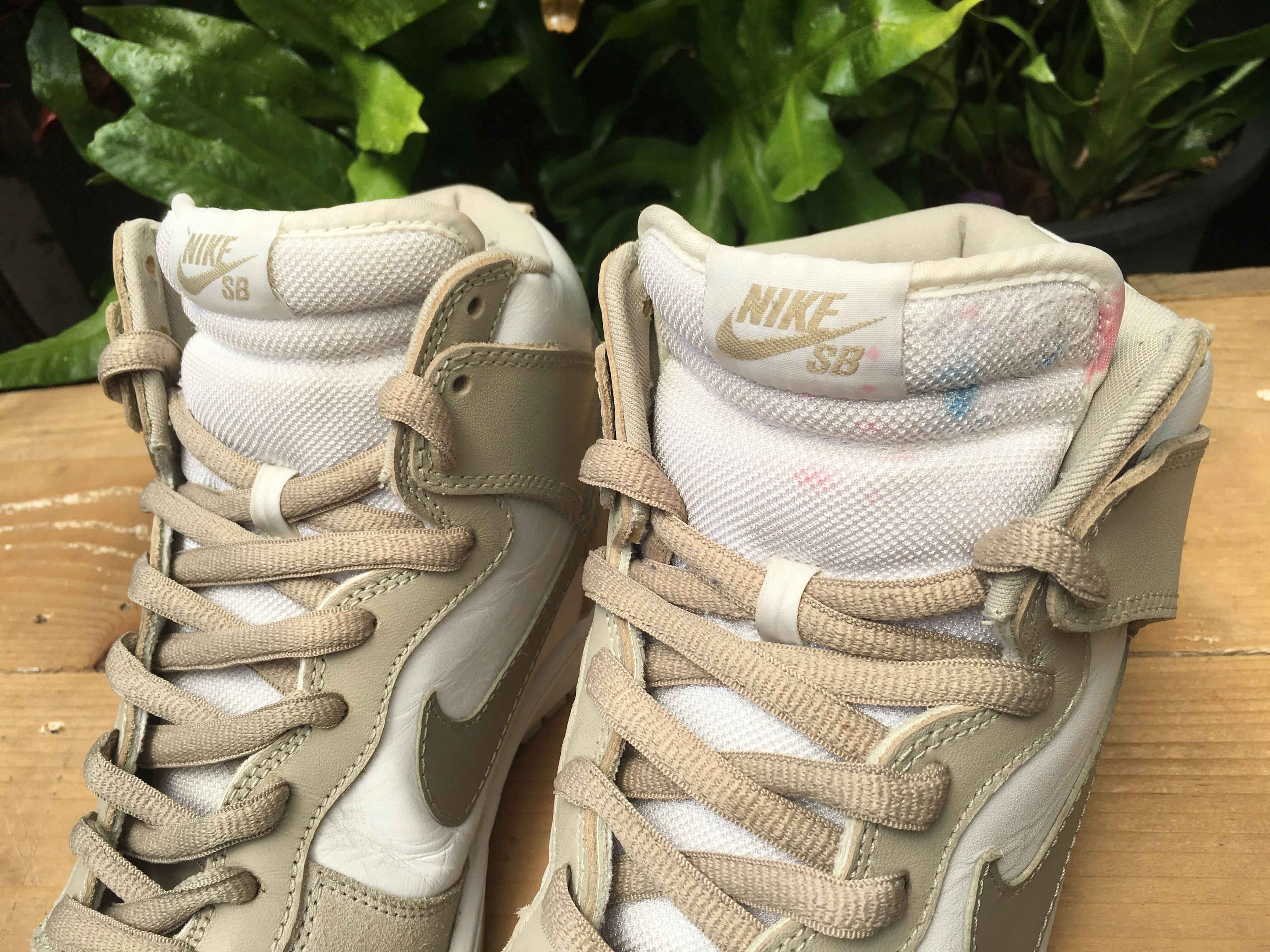 Nike × Vintage 🔥 Nike Dunk High Pro SB White Khaki Creed 2005 Size US 11 / EU 44 - 11 Thumbnail