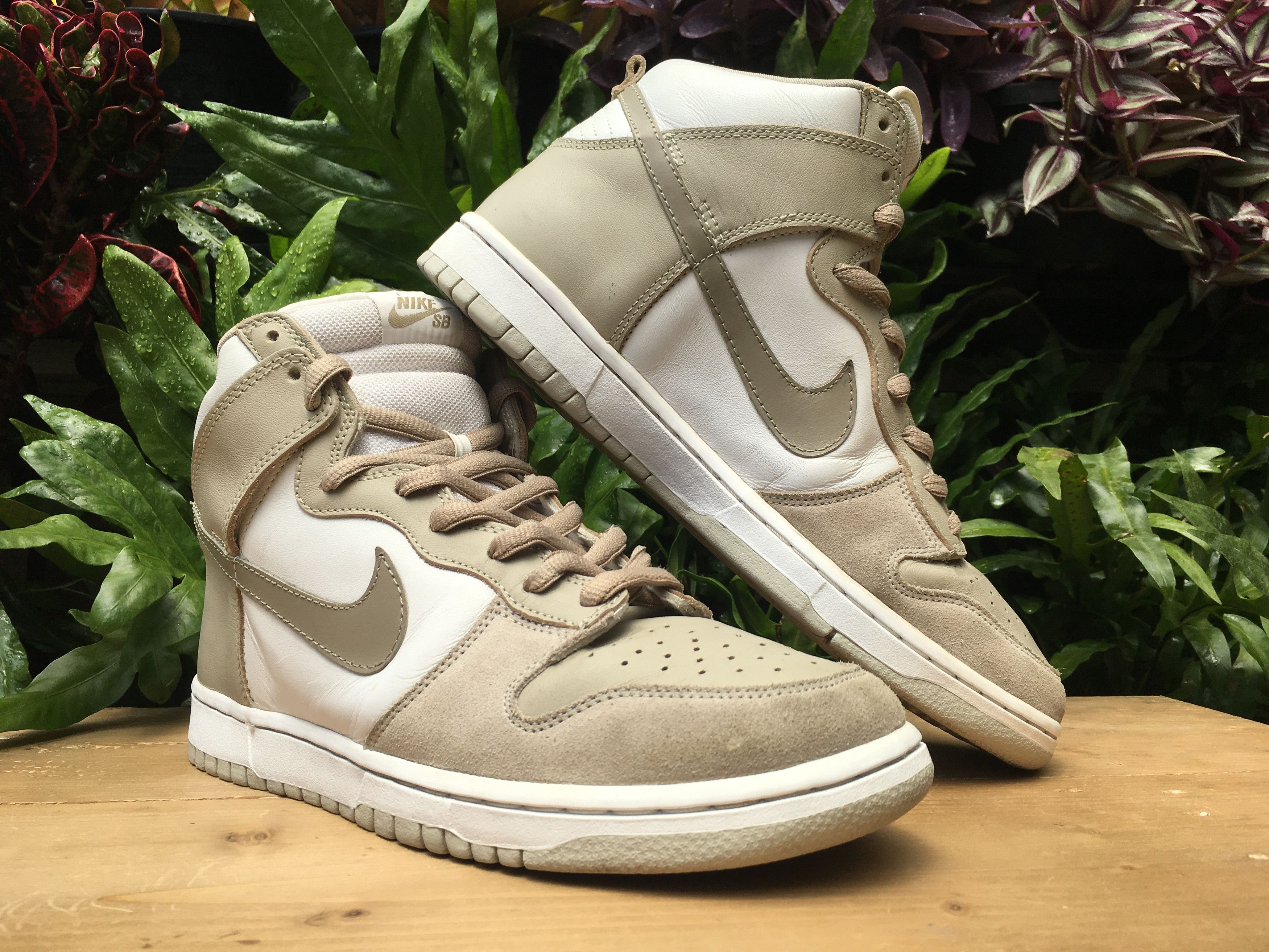 🔥 Nike Dunk High Pro SB White Khaki Creed 2005