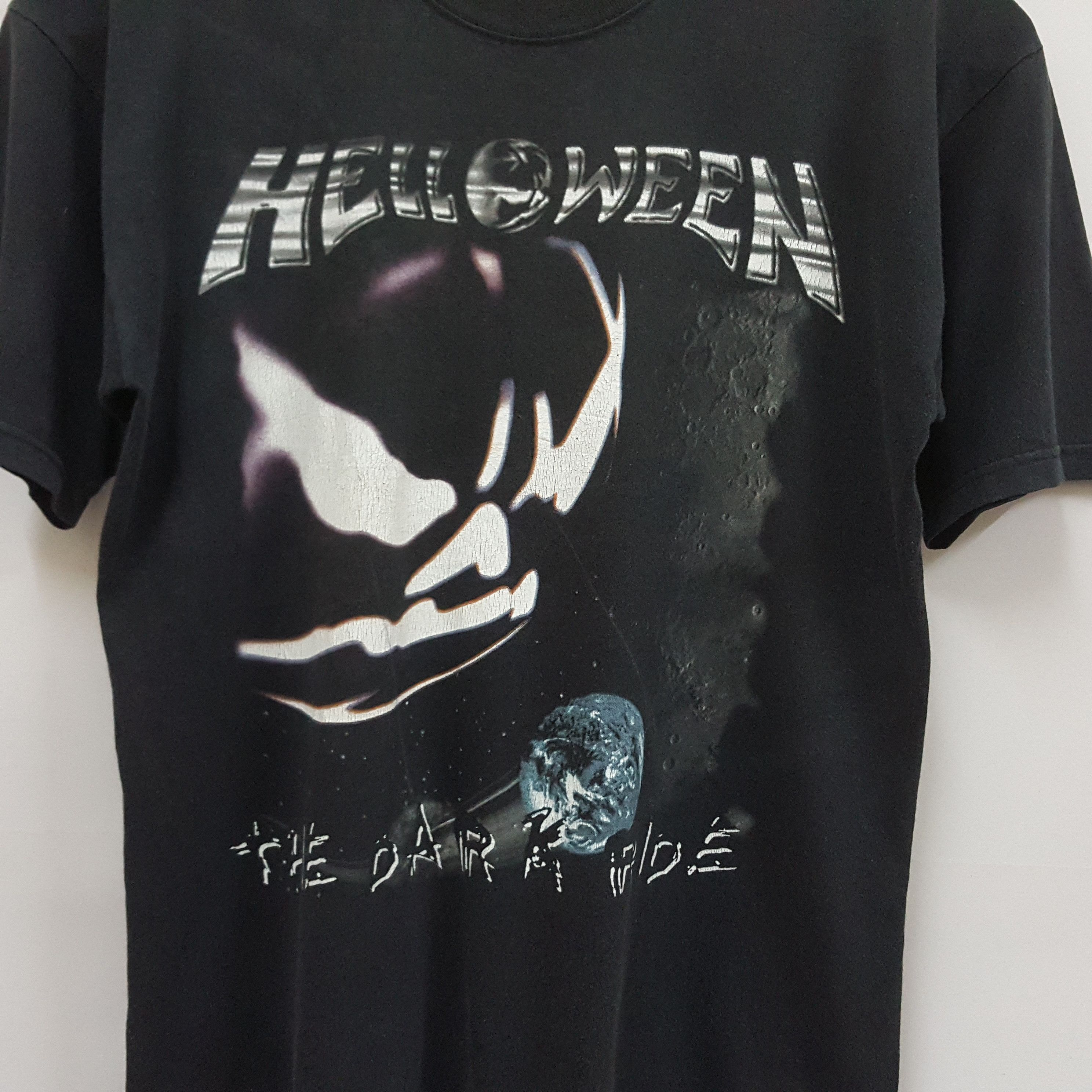 Band Tees × Vintage Vintage Helloween 2000 The Dark Ride Band T-Shirt Size US M / EU 48-50 / 2 - 3 Thumbnail