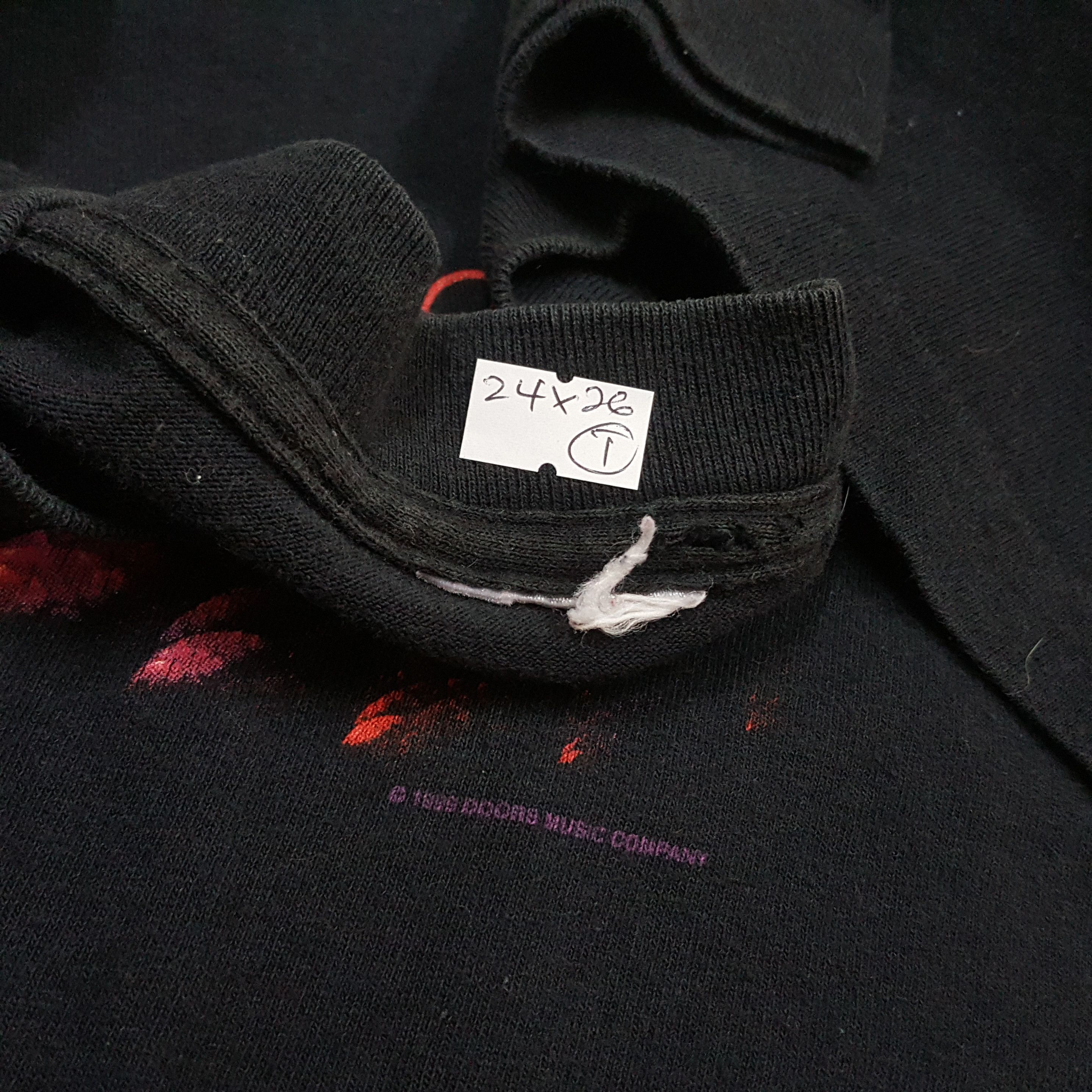 Band Tees × Vintage Vintage 90's The Doors Jim Morrison Strange Days T-shirt Size US L / EU 52-54 / 3 - 3 Thumbnail