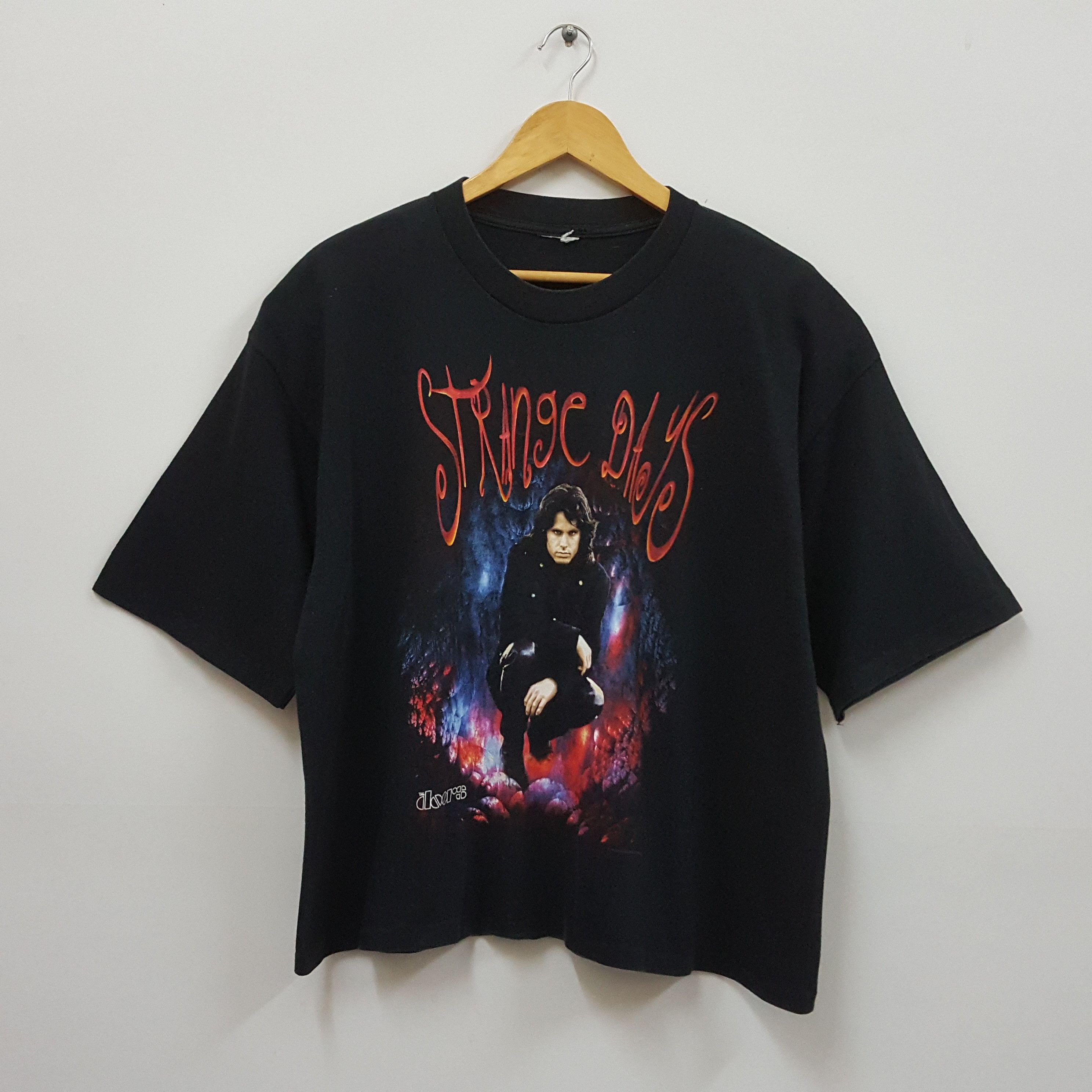 Band Tees × Vintage Vintage 90's The Doors Jim Morrison Strange Days T-shirt Size US L / EU 52-54 / 3 - 2 Thumbnail