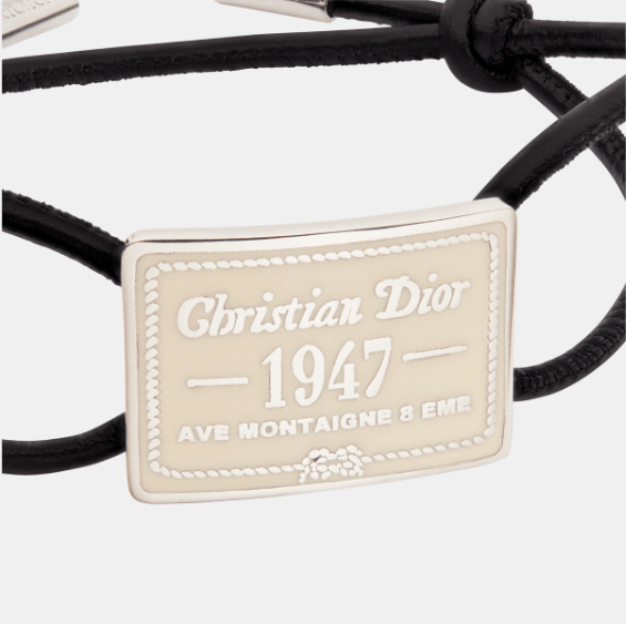 Dior o1w1db10723 'Christian Dior 1947' Bracelet in Black Size ONE SIZE - 3 Thumbnail