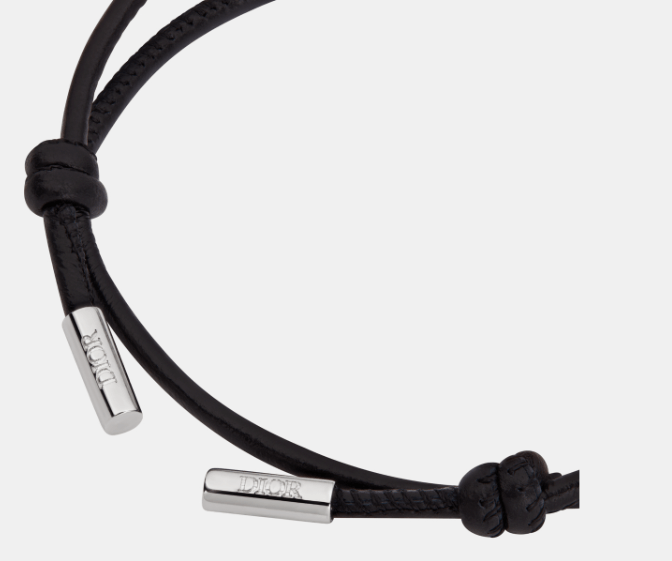Dior o1w1db10723 'Christian Dior 1947' Bracelet in Black Size ONE SIZE - 4 Thumbnail