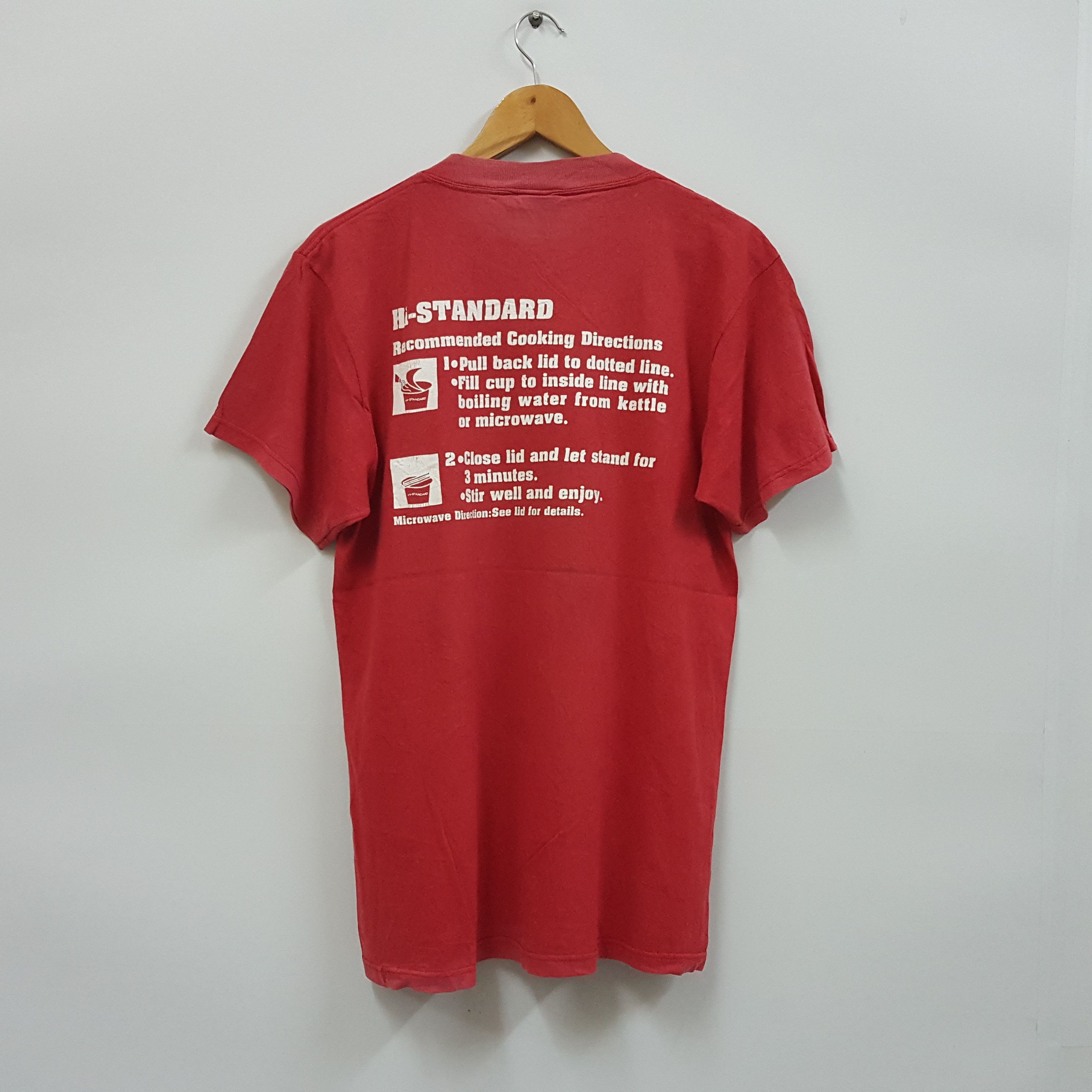 Band Tees × Vintage Vintage Hi-STANDARD japanese hardcore punk band red t-shirt Size US M / EU 48-50 / 2 - 2 Thumbnail