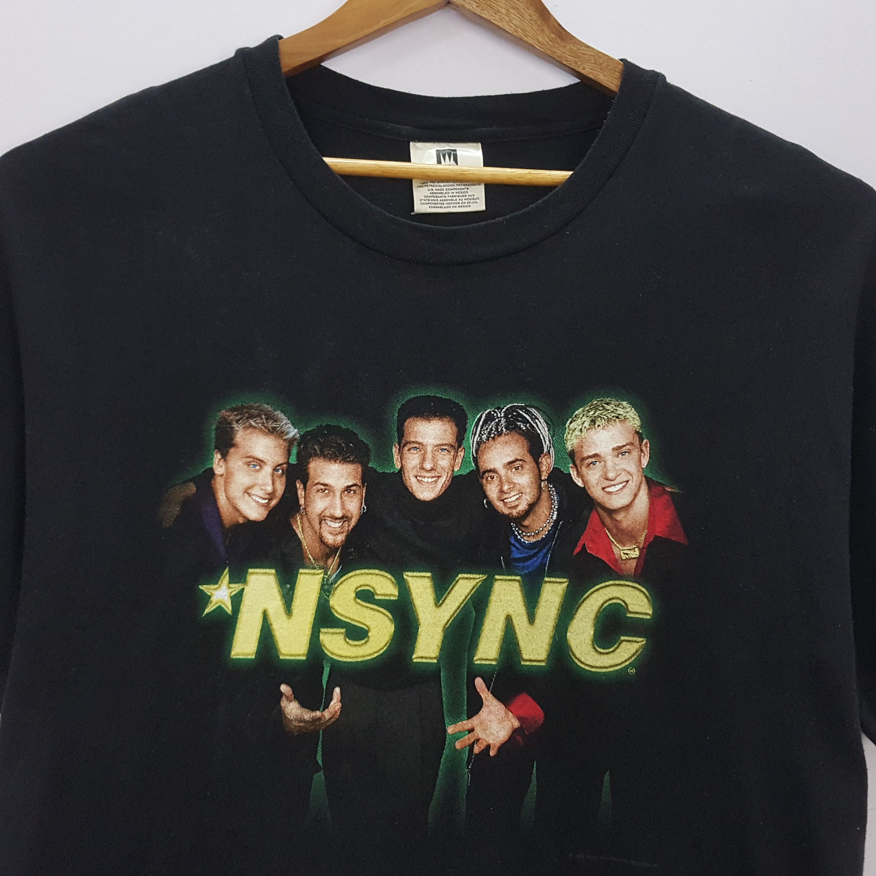 Band Tees × Rap Tees × Vintage Vintage 90's NSYNC American Boy Band Tour t-shirt Size US L / EU 52-54 / 3 - 2 Thumbnail