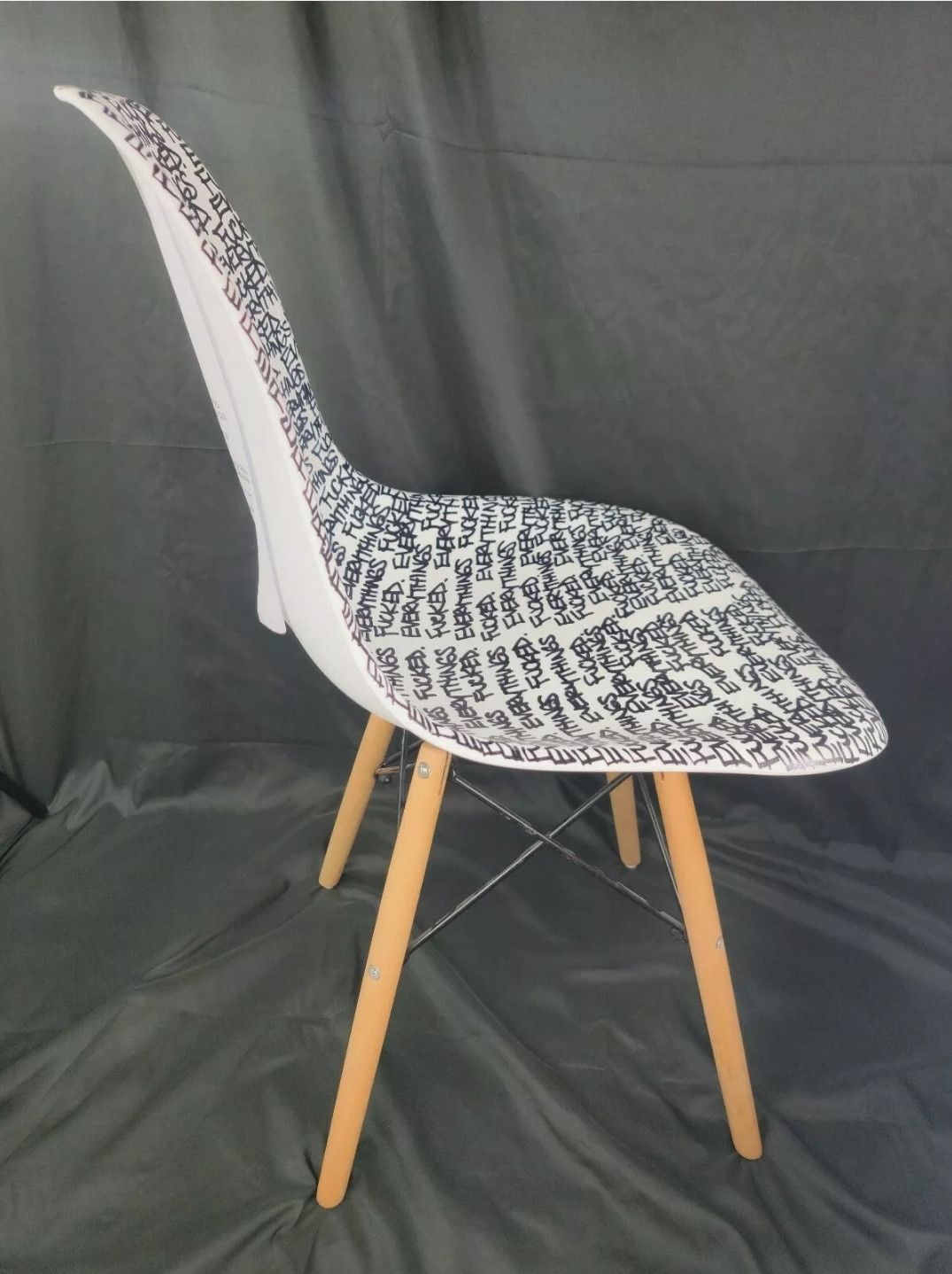 ineverheardofyou Everything's F*cked Chair 1 of 1 by I Never Heard Of You Size ONE SIZE - 7 Thumbnail
