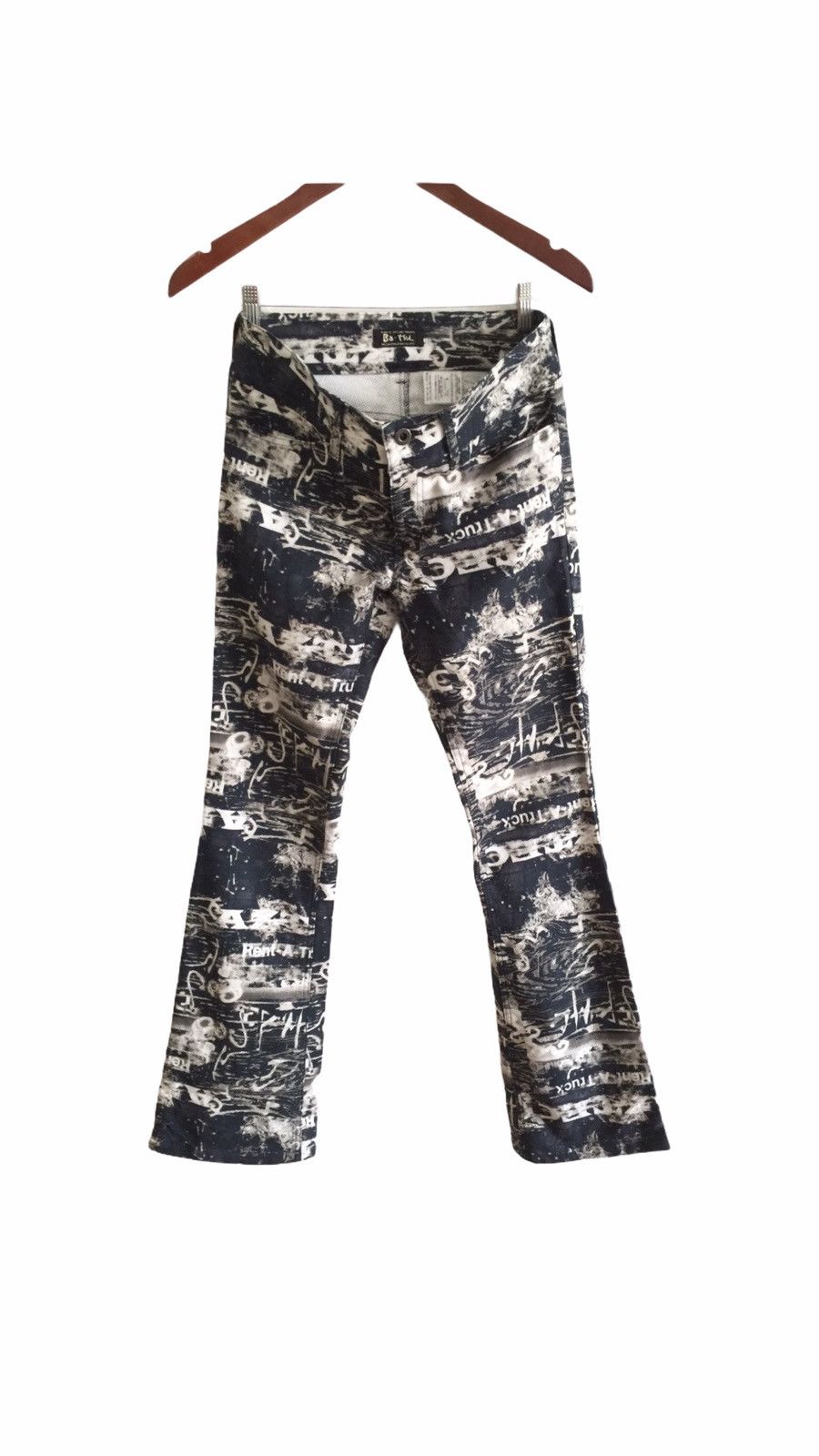 Designer × Seditionaries Ba-Tsu Pop Art Design Denim Trouser Pants Punk Rock Design Size US 30 / EU 46 - 4 Thumbnail