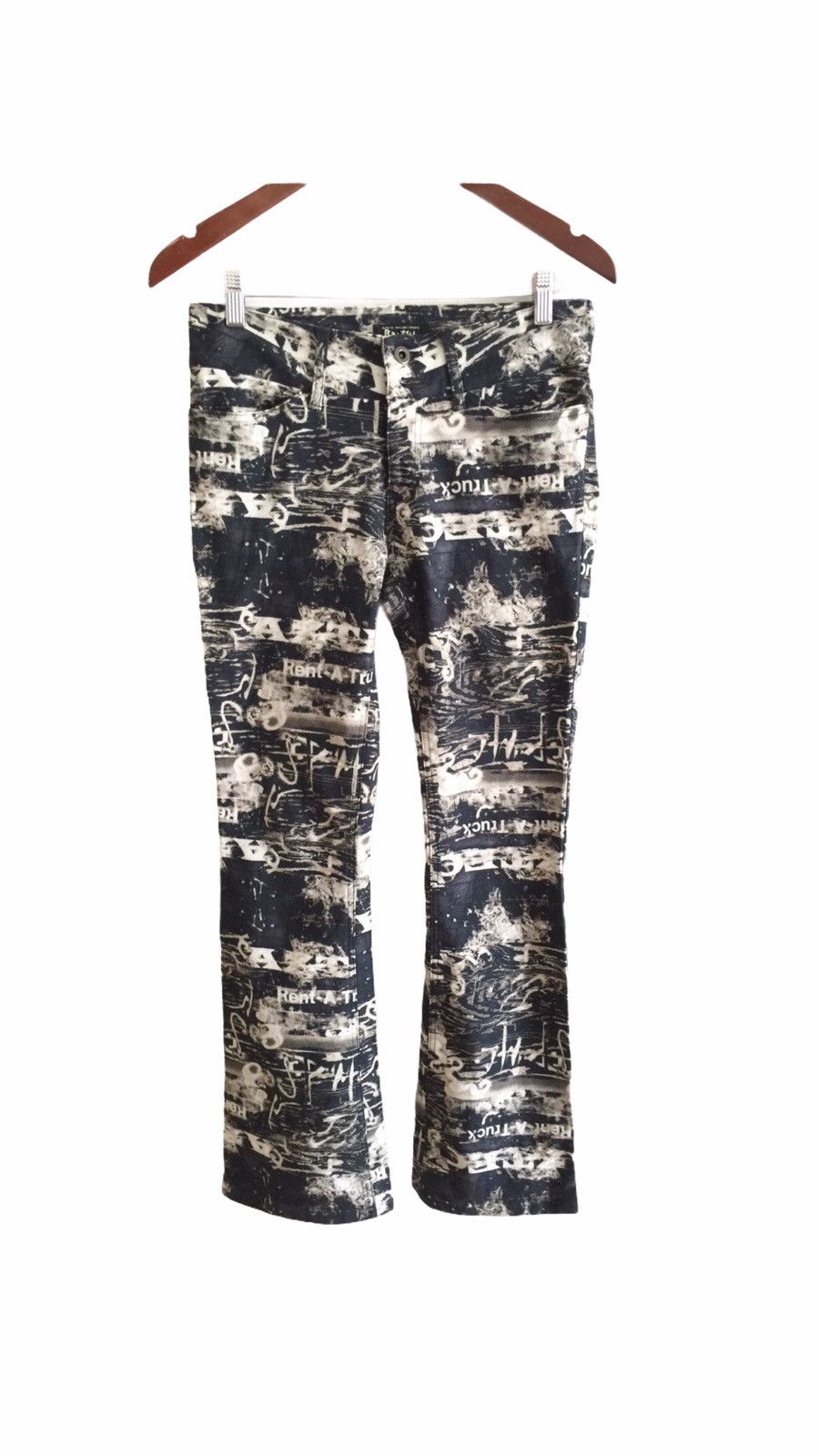 Designer × Seditionaries Ba-Tsu Pop Art Design Denim Trouser Pants Punk Rock Design Size US 30 / EU 46 - 1 Thumbnail