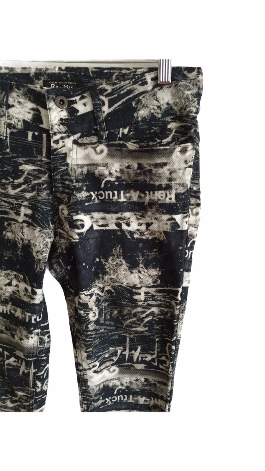 Designer × Seditionaries Ba-Tsu Pop Art Design Denim Trouser Pants Punk Rock Design Size US 30 / EU 46 - 3 Thumbnail