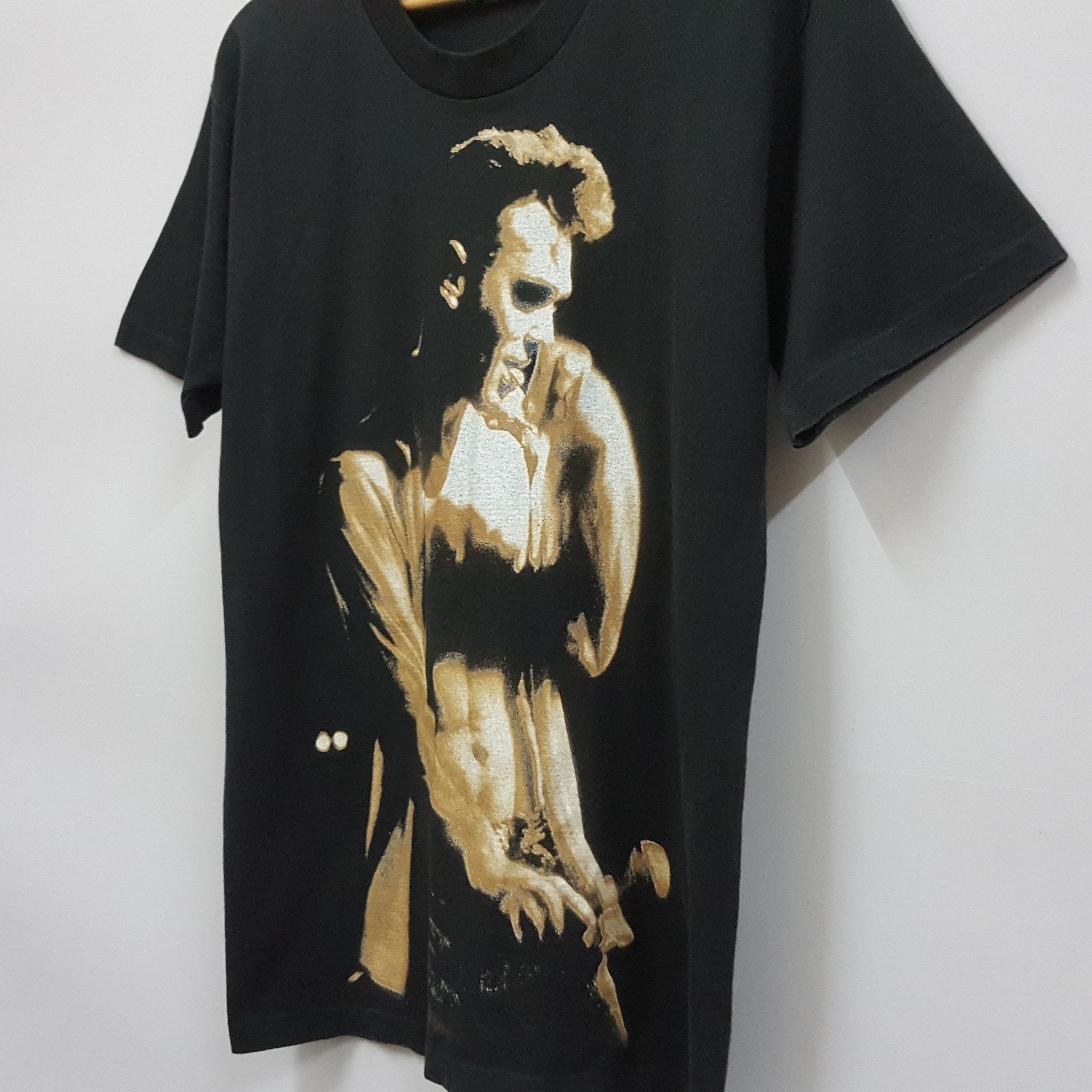 Band Tees × Morrissey × Vintage Vintage 90's MORRISSEY The Smith English singers t-shirt Size US L / EU 52-54 / 3 - 2 Thumbnail