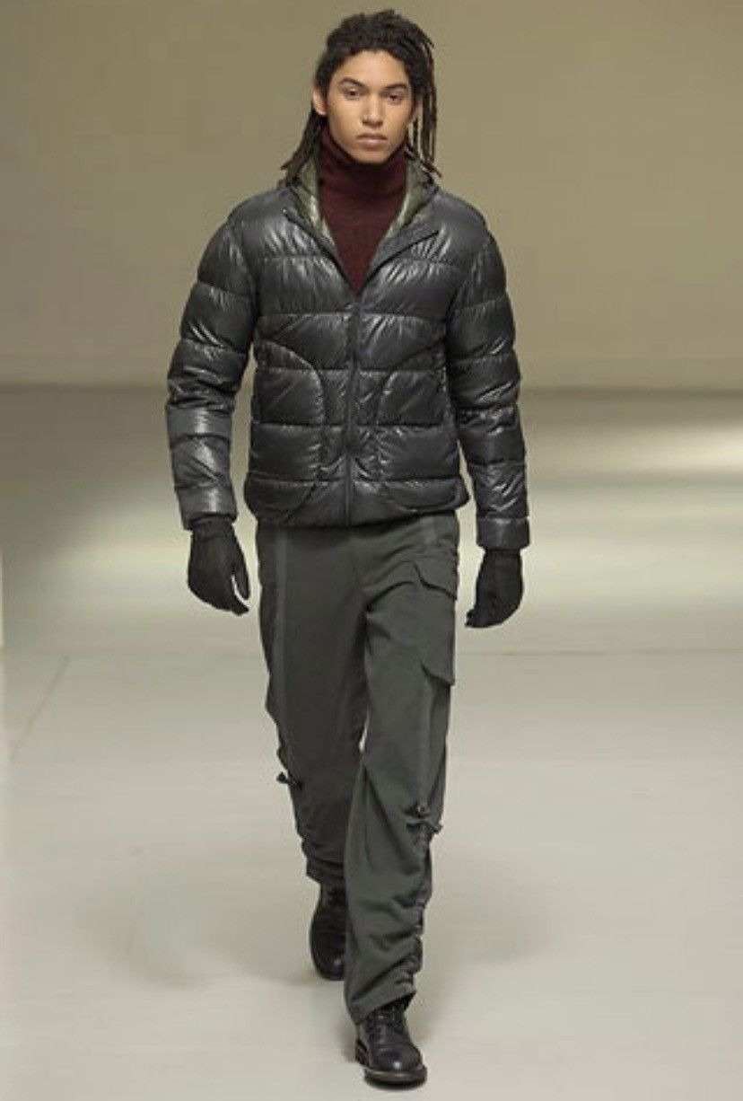 image of Issey Miyake Fall 2006 Runway Down Jacket in Black, Men's (Size Large)