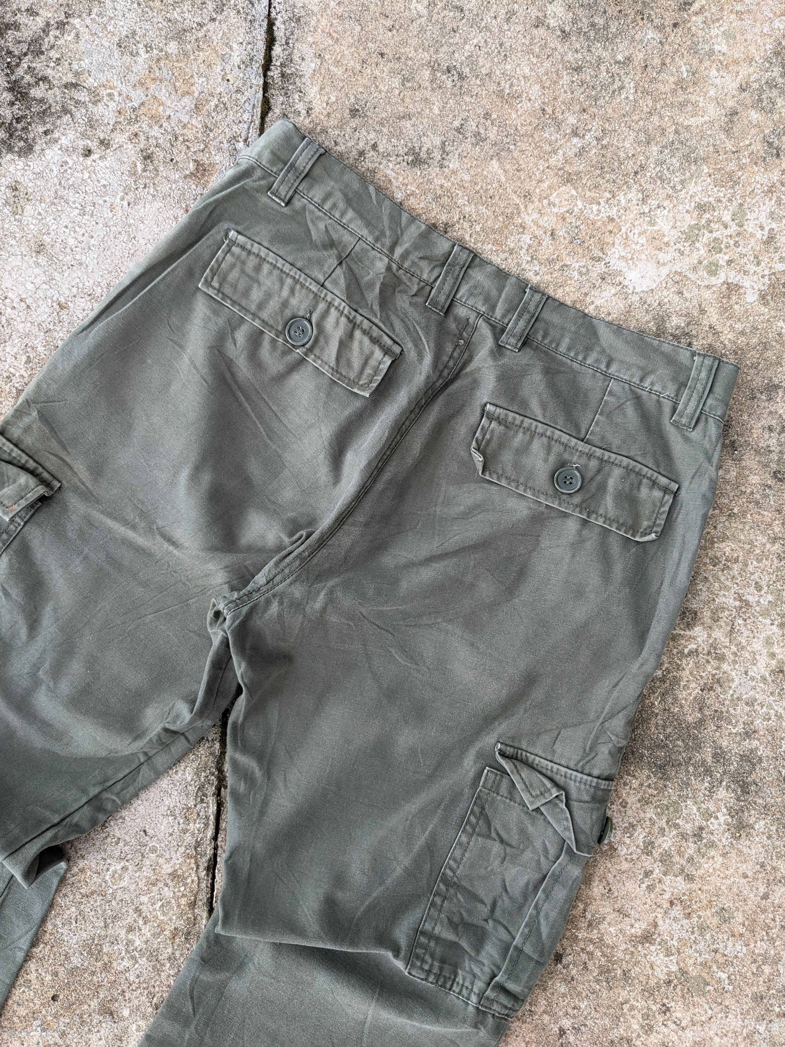 Japanese Brand ⚡️Steals⚡️ Japanese Brand Olive Green Cargo Pant Size US 32 / EU 48 - 6 Thumbnail