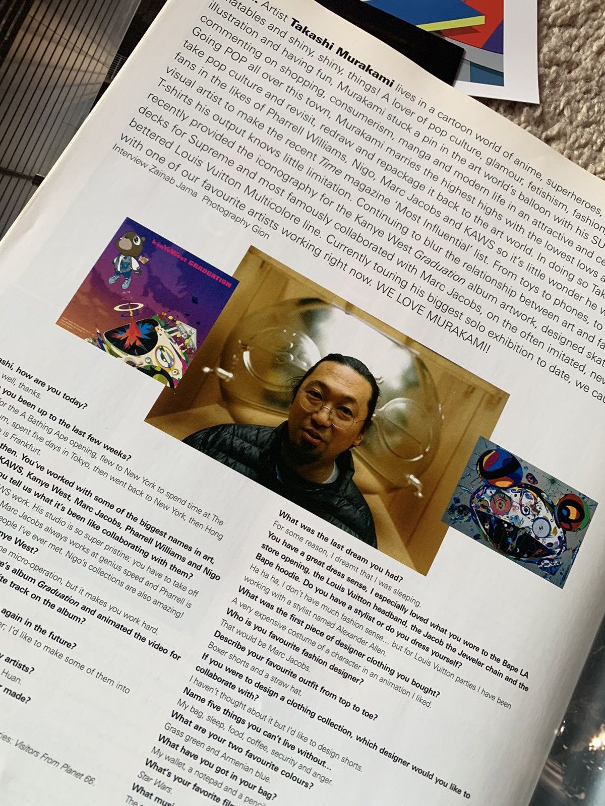 Kaws iD magazine 2008 No. 289 kaws Kanye Pharrell nigo I-D Size ONE SIZE - 15 Thumbnail