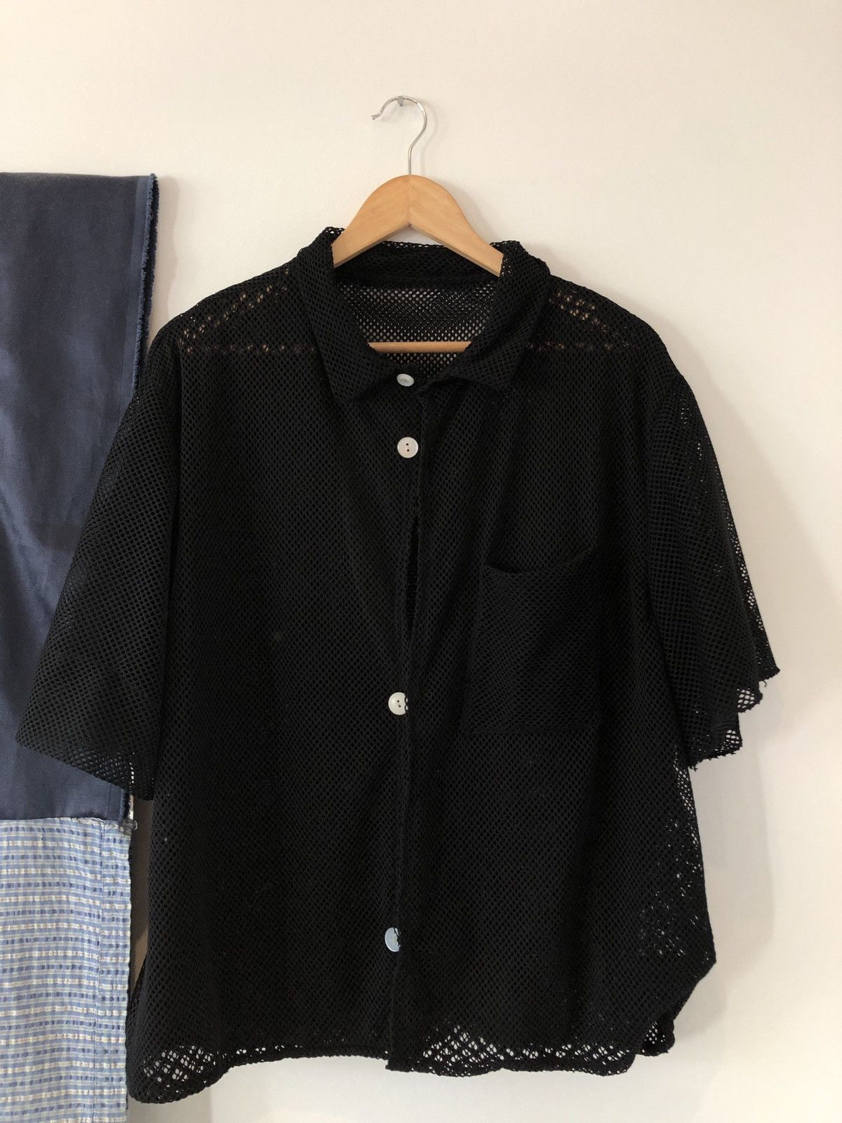 Chorley × Handmade Chorley layered mesh camp collar bowling shirt Size US L / EU 52-54 / 3 - 1 Thumbnail