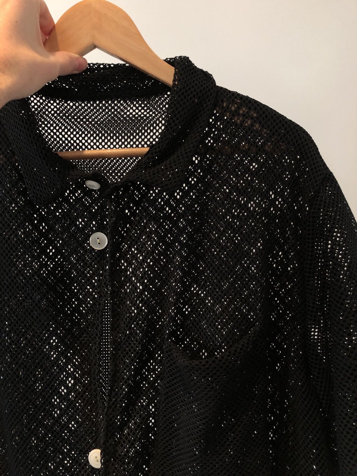 Chorley × Handmade Chorley layered mesh camp collar bowling shirt Size US L / EU 52-54 / 3 - 2 Thumbnail
