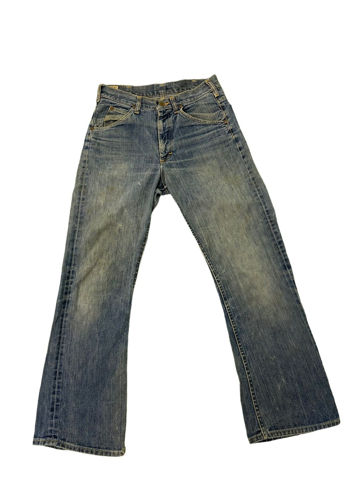 Japanese Brand Flare Jeans Lee USA Vtg 80s/90s Denim Boot Cut 4🟦5 Size US 30 / EU 46 - 2 Thumbnail