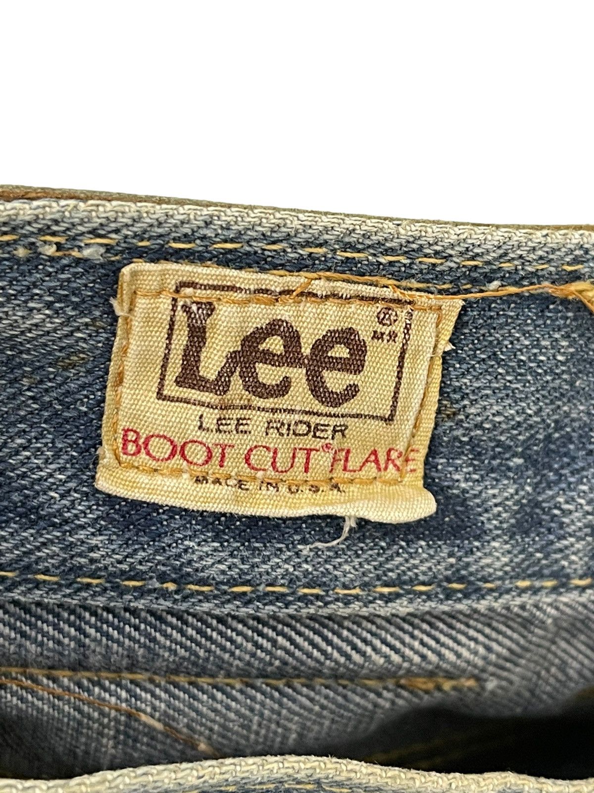Japanese Brand Flare Jeans Lee USA Vtg 80s/90s Denim Boot Cut 4🟦5 Size US 30 / EU 46 - 12 Thumbnail