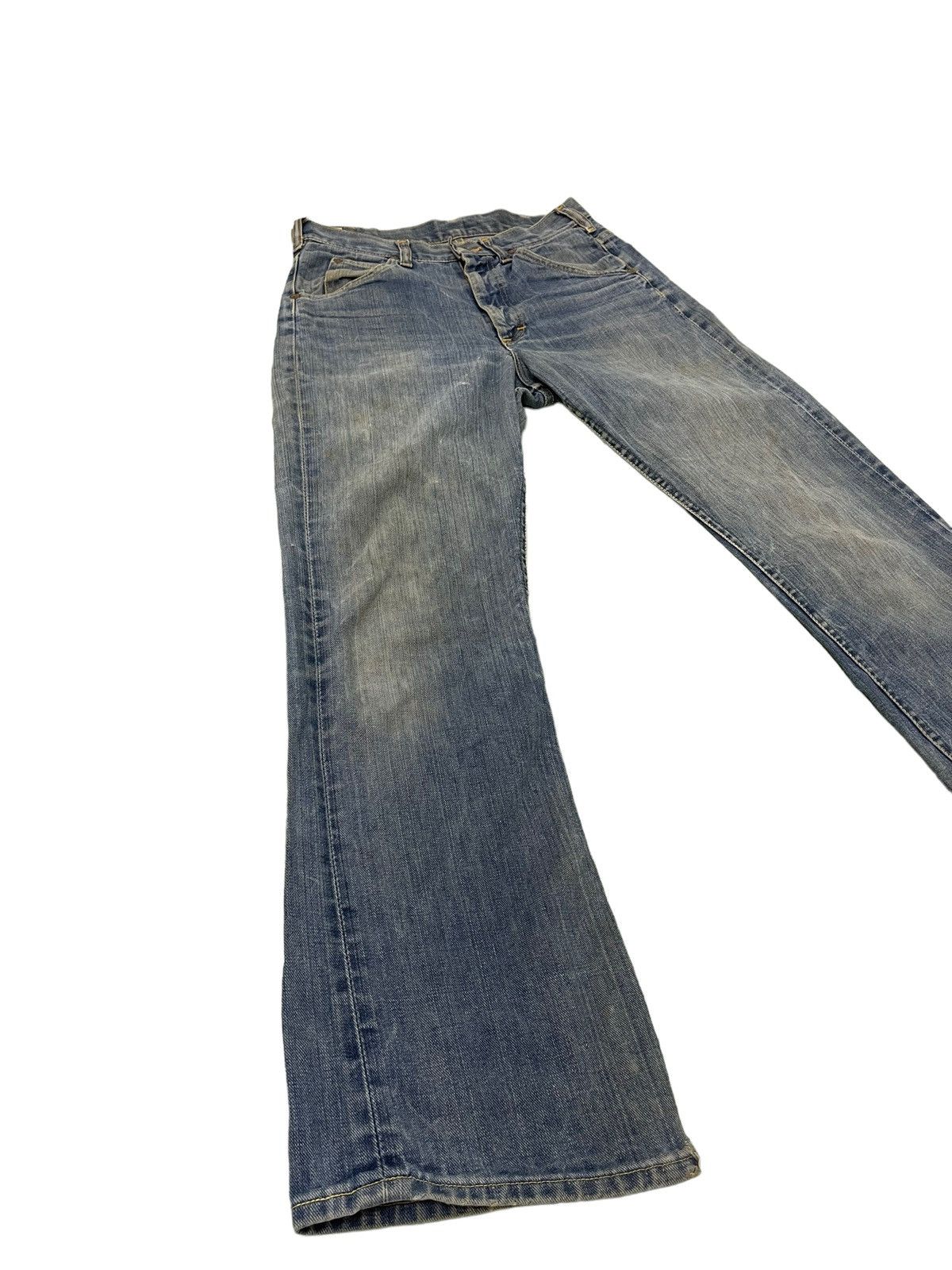 Japanese Brand Flare Jeans Lee USA Vtg 80s/90s Denim Boot Cut 4🟦5 Size US 30 / EU 46 - 1 Thumbnail