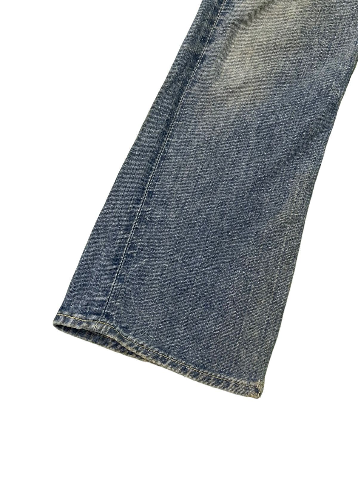 Japanese Brand Flare Jeans Lee USA Vtg 80s/90s Denim Boot Cut 4🟦5 Size US 30 / EU 46 - 5 Thumbnail