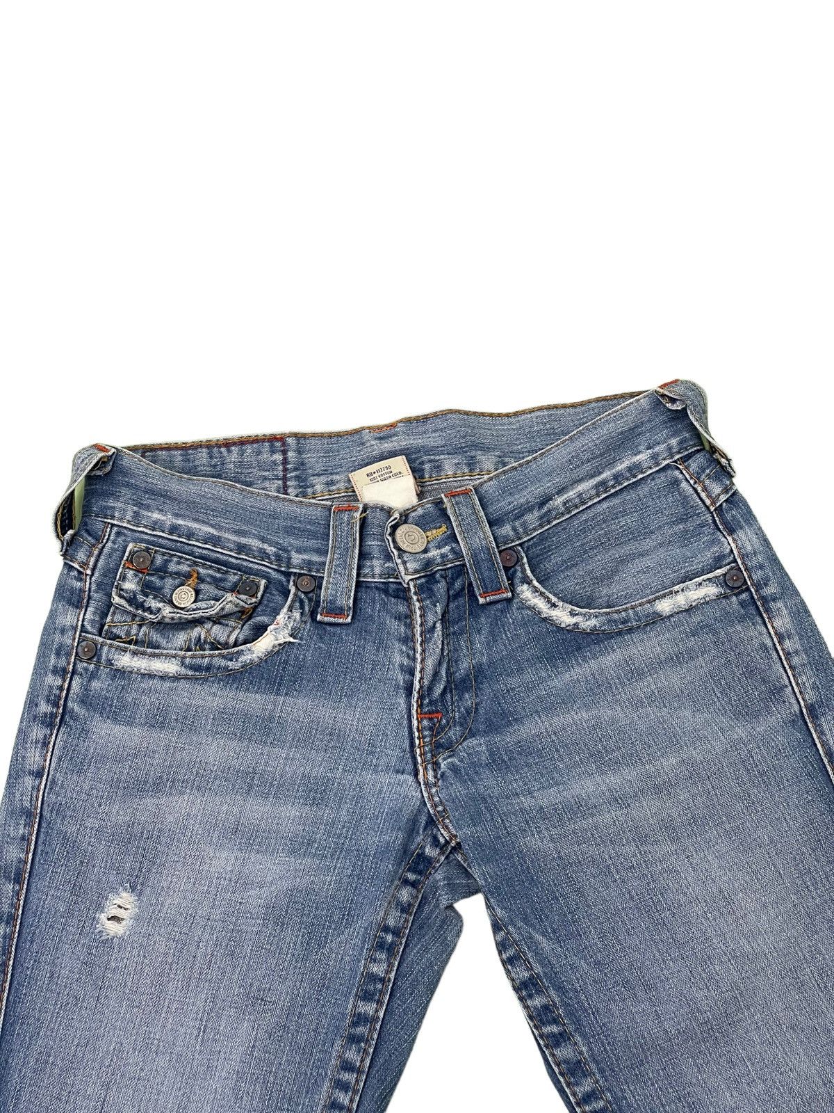 True Religion Flare Jeans True Religion USA Low Rise Distres Boot Cut 4🟦5 Size US 28 / EU 44 - 8 Thumbnail