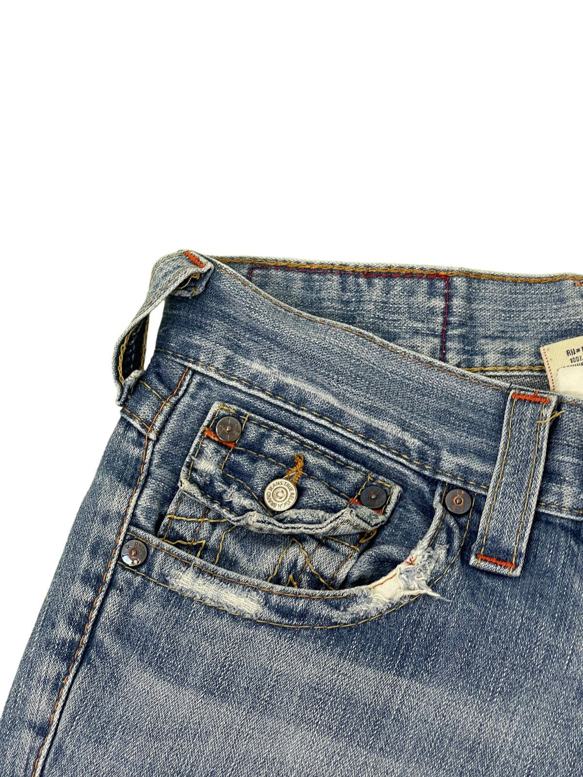 True Religion Flare Jeans True Religion USA Low Rise Distres Boot Cut 4🟦5 Size US 28 / EU 44 - 9 Thumbnail