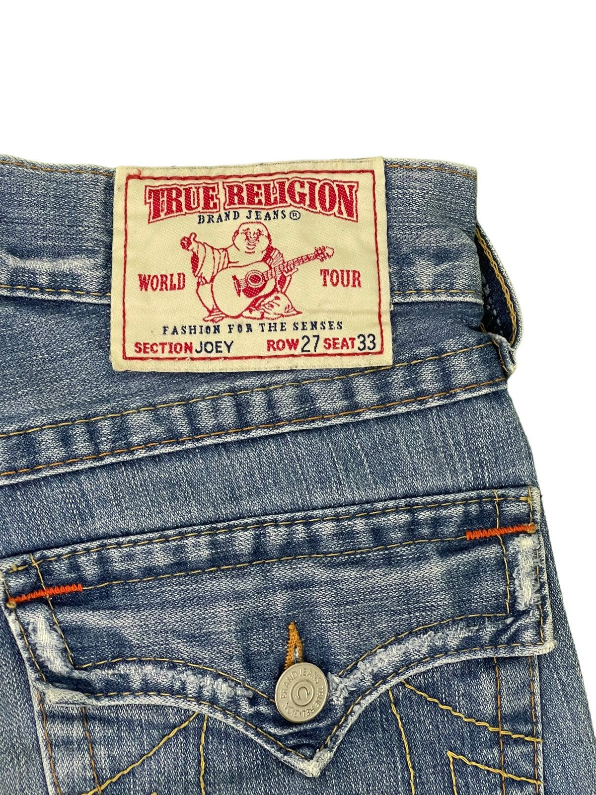 True Religion Flare Jeans True Religion USA Low Rise Distres Boot Cut 4🟦5 Size US 28 / EU 44 - 19 Thumbnail